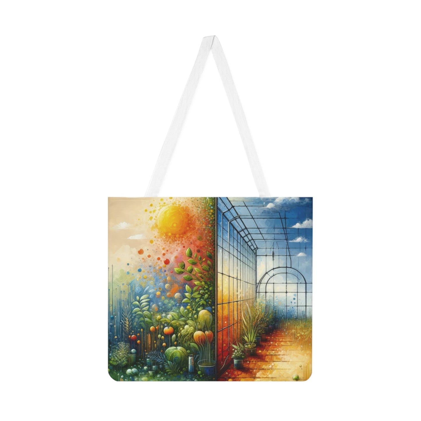 Greenhouse Digital Genesis Shoulder Tote Bag (AOP) - ATUH.ART