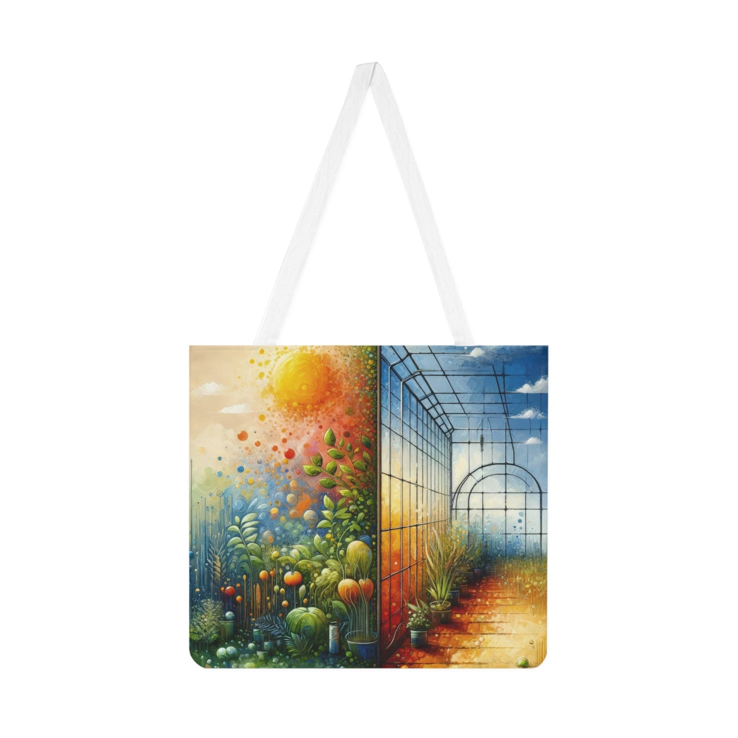 Greenhouse Digital Genesis Shoulder Tote Bag (AOP) - ATUH.ART
