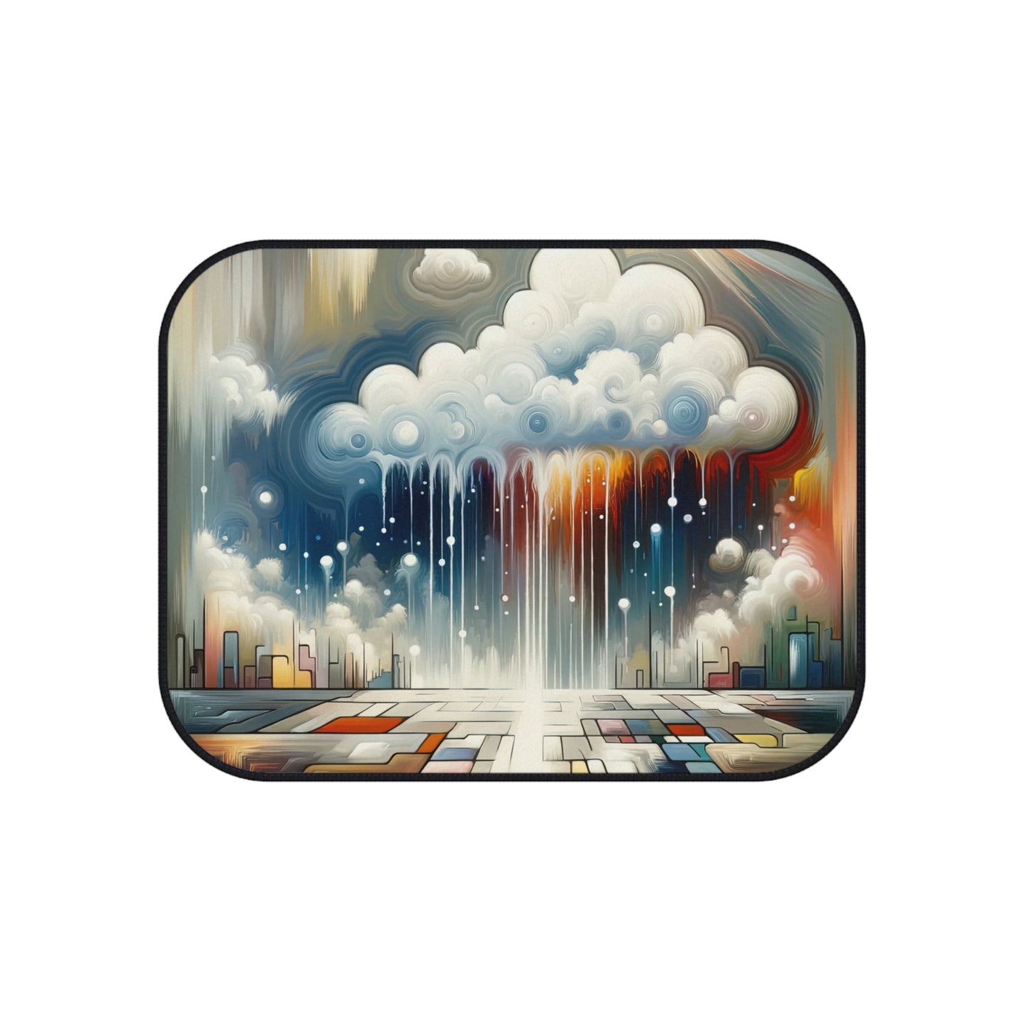 Grounding Silver Clouds Car Mats (Set of 4) - ATUH.ART