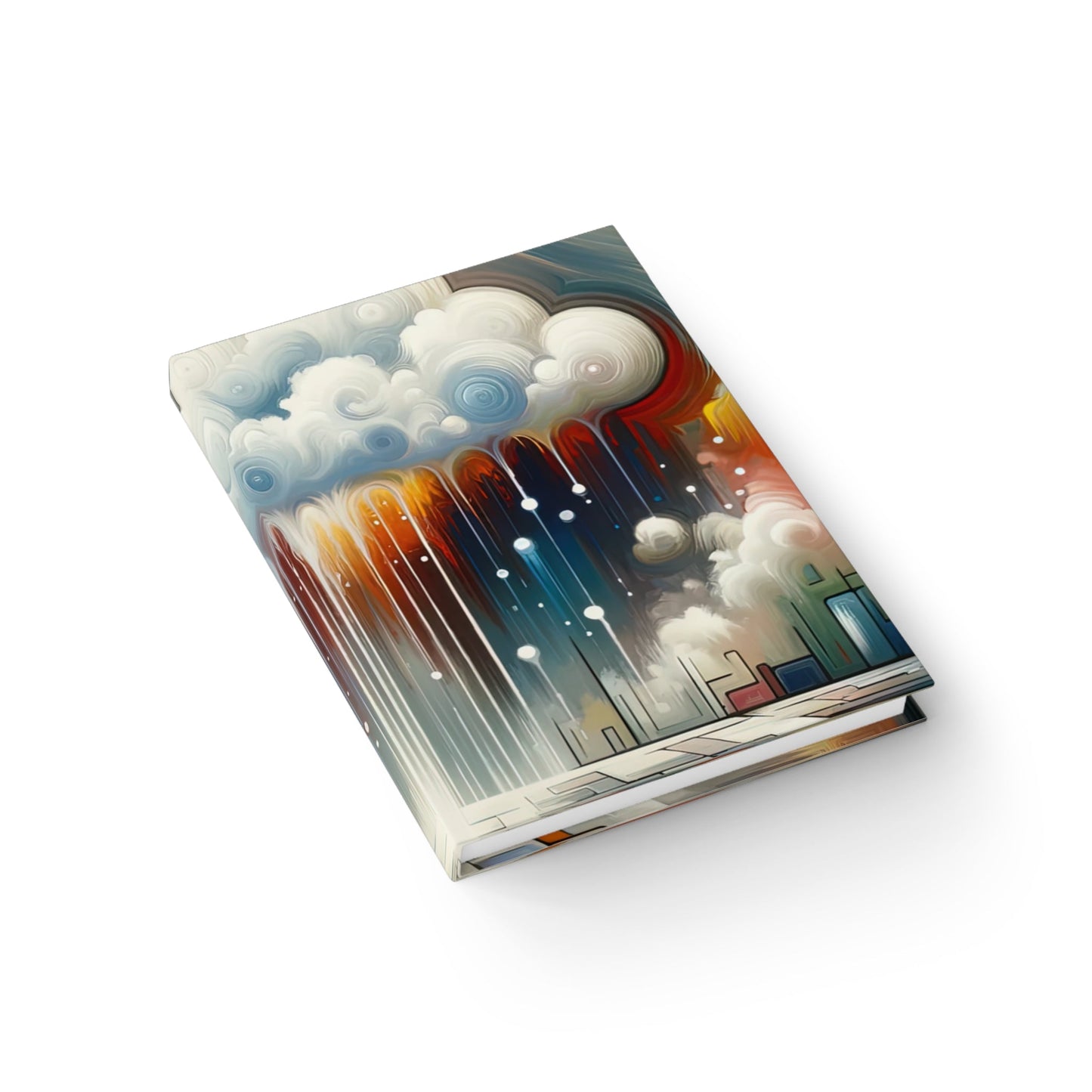 Grounding Silver Clouds Journal - Blank - ATUH.ART
