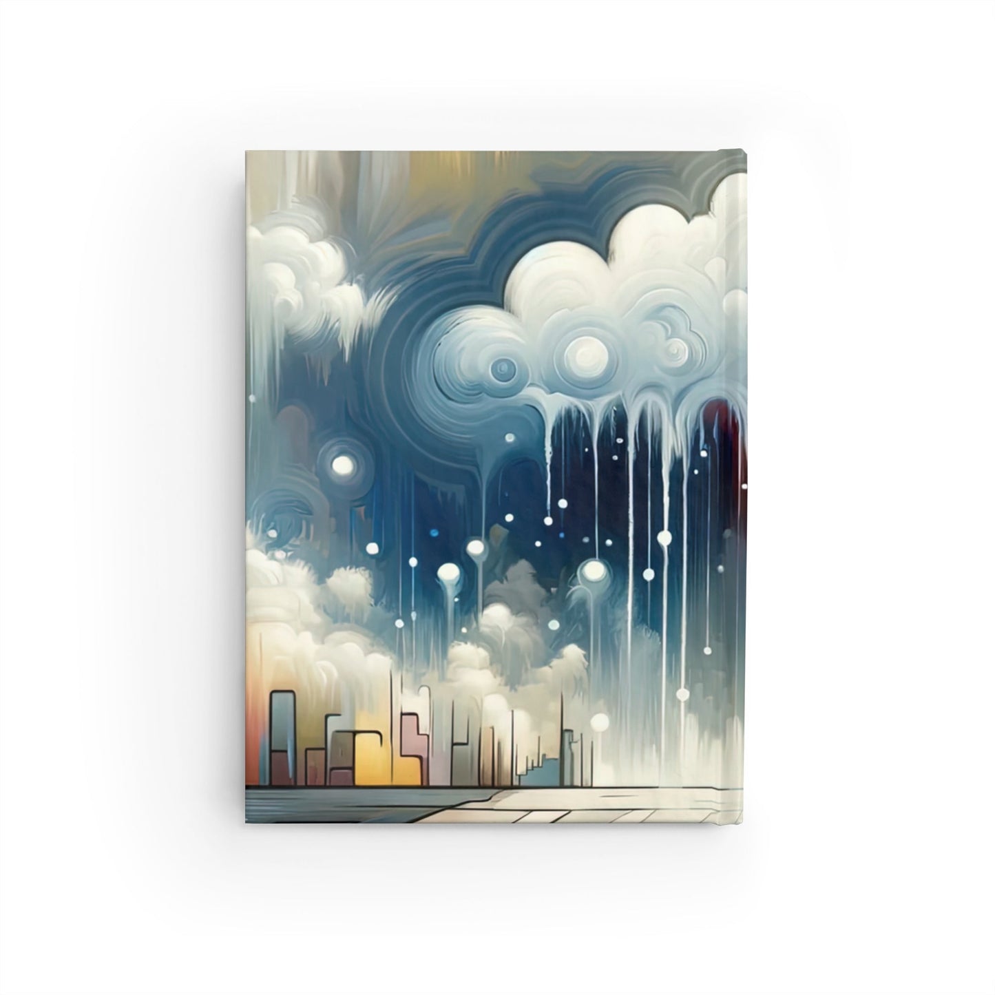 Grounding Silver Clouds Journal - Blank - ATUH.ART