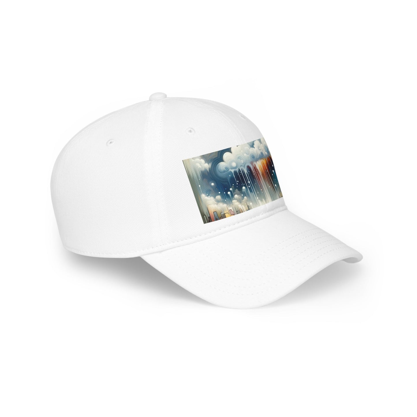 Grounding Silver Clouds Low Profile Baseball Cap - ATUH.ART