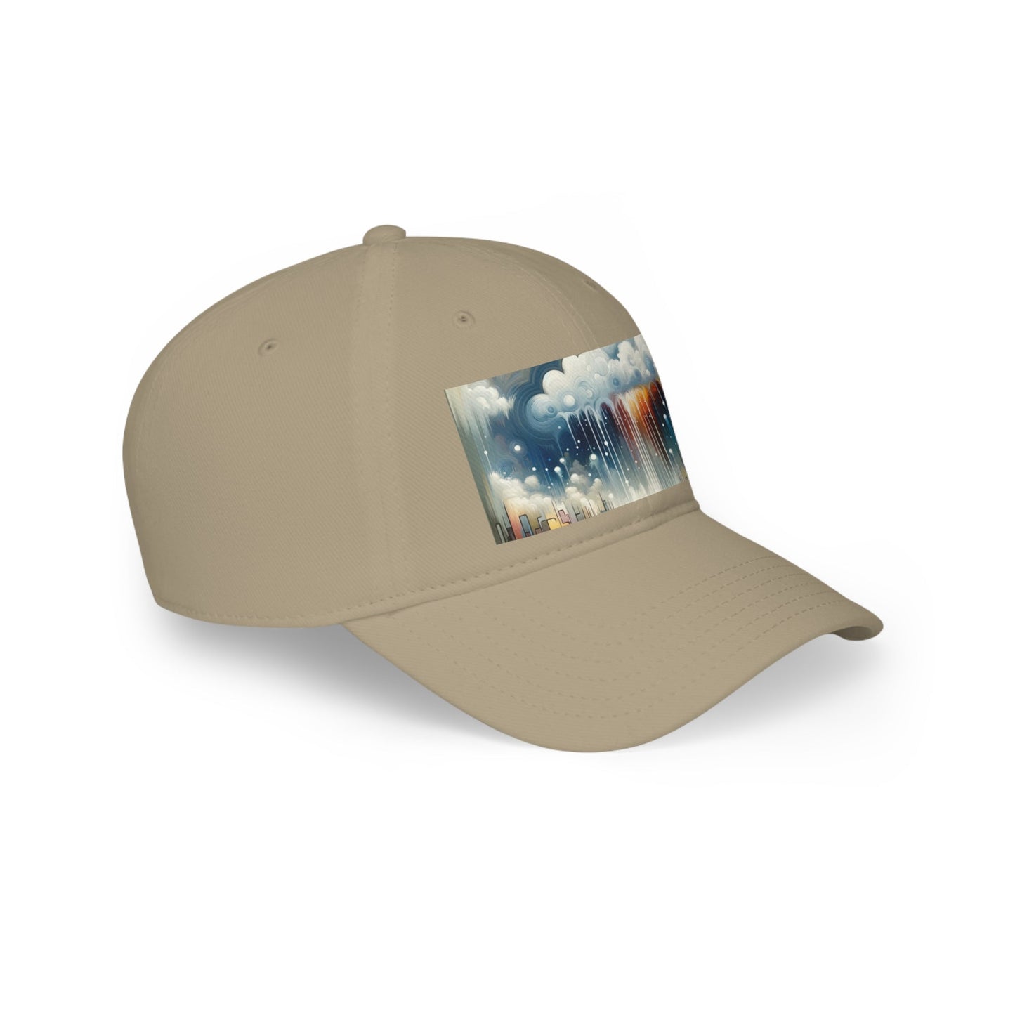 Grounding Silver Clouds Low Profile Baseball Cap - ATUH.ART