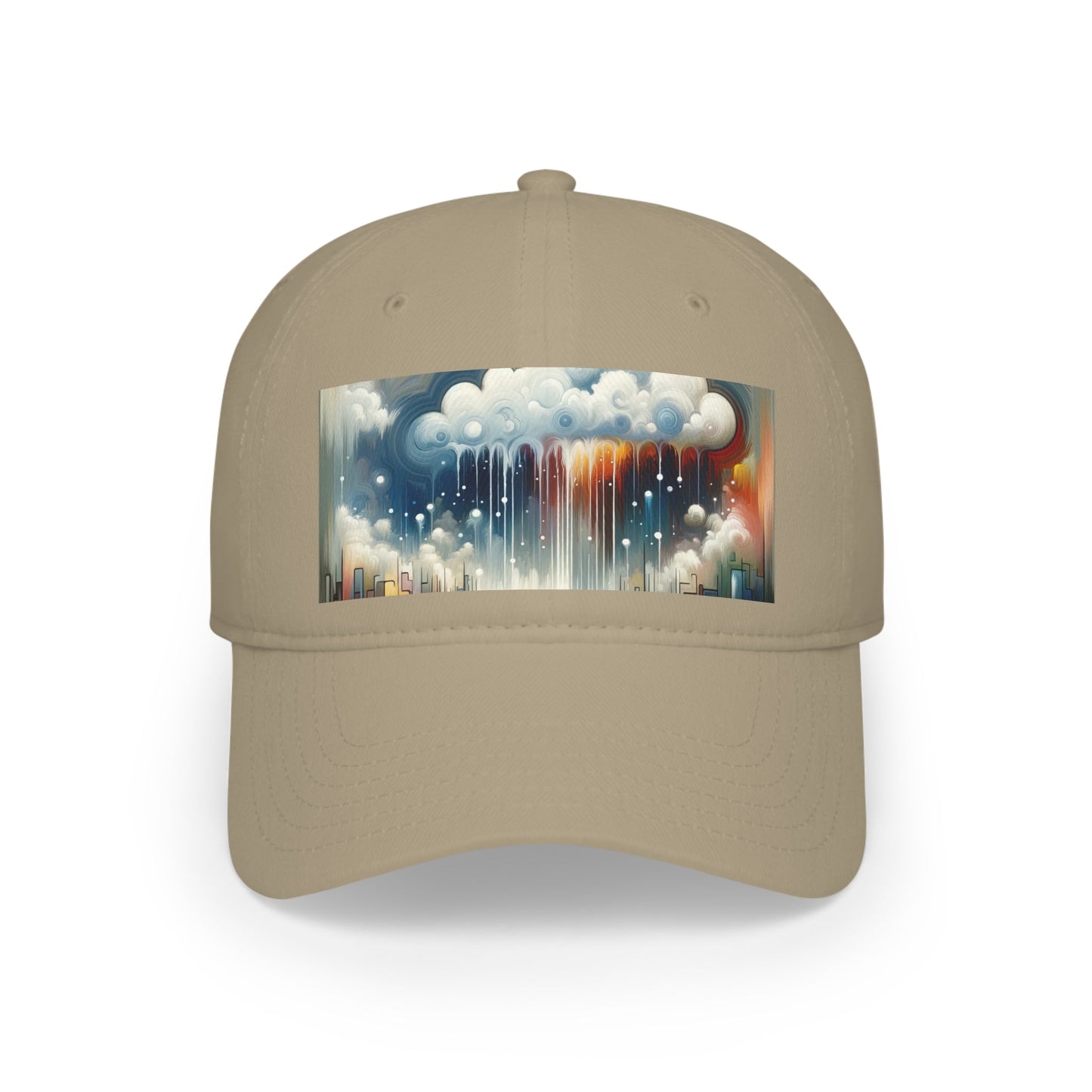 Grounding Silver Clouds Low Profile Baseball Cap - ATUH.ART