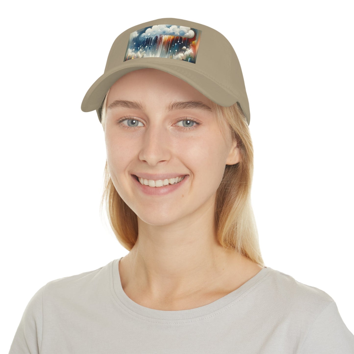 Grounding Silver Clouds Low Profile Baseball Cap - ATUH.ART