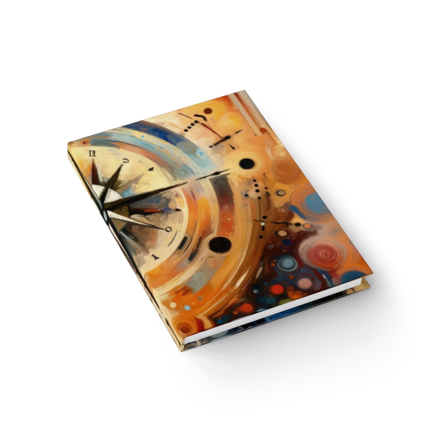Guidance Abstract Compass Journal - Blank - ATUH.ART
