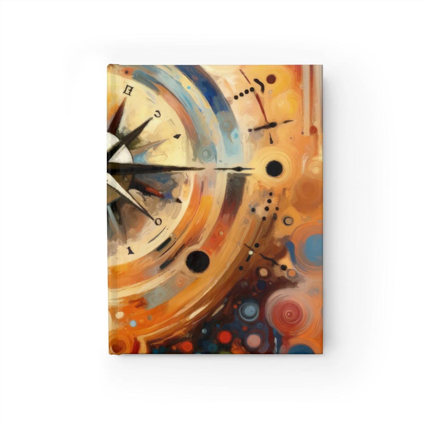 Guidance Abstract Compass Journal - Blank - ATUH.ART