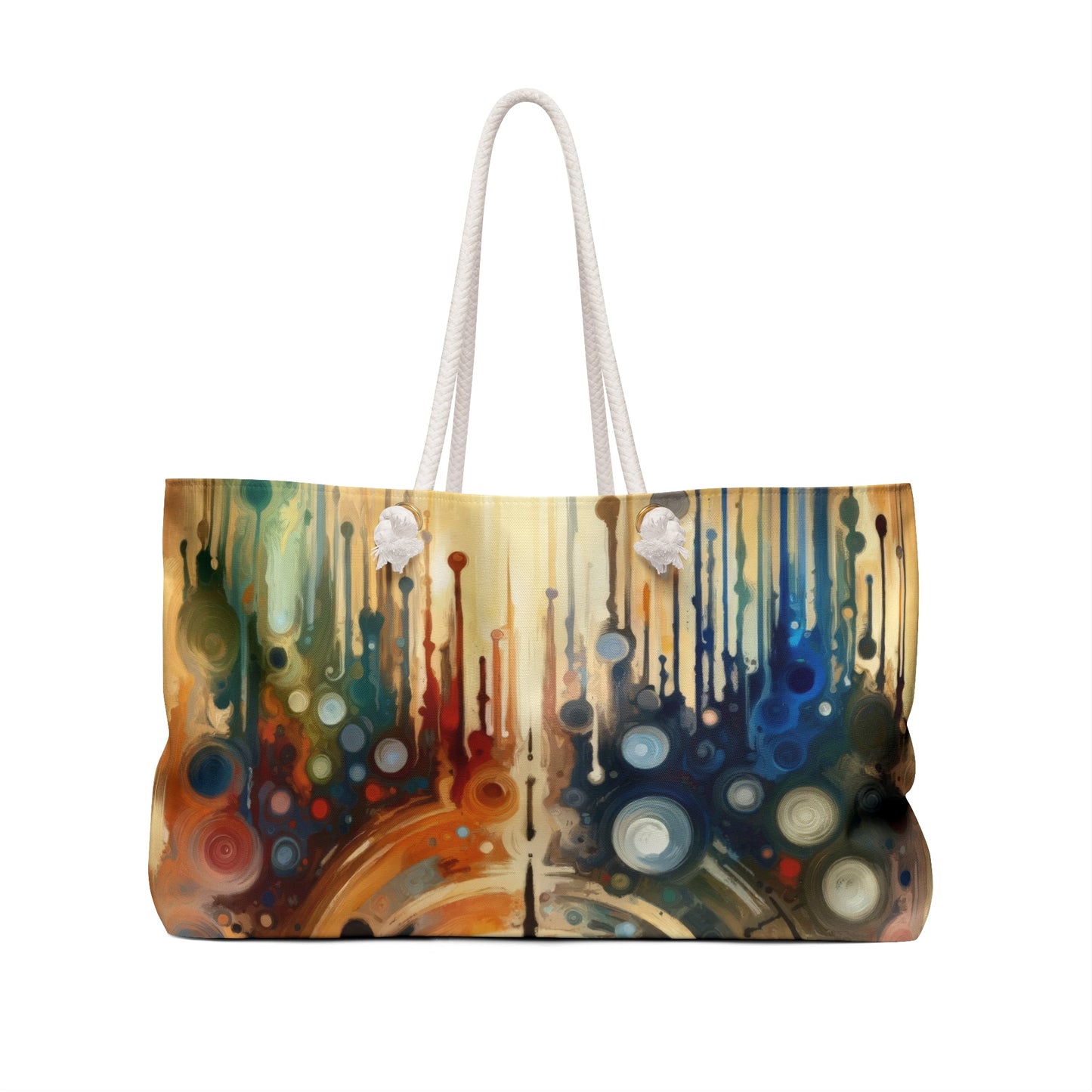 Guidance Abstract Compass Weekender Bag - ATUH.ART