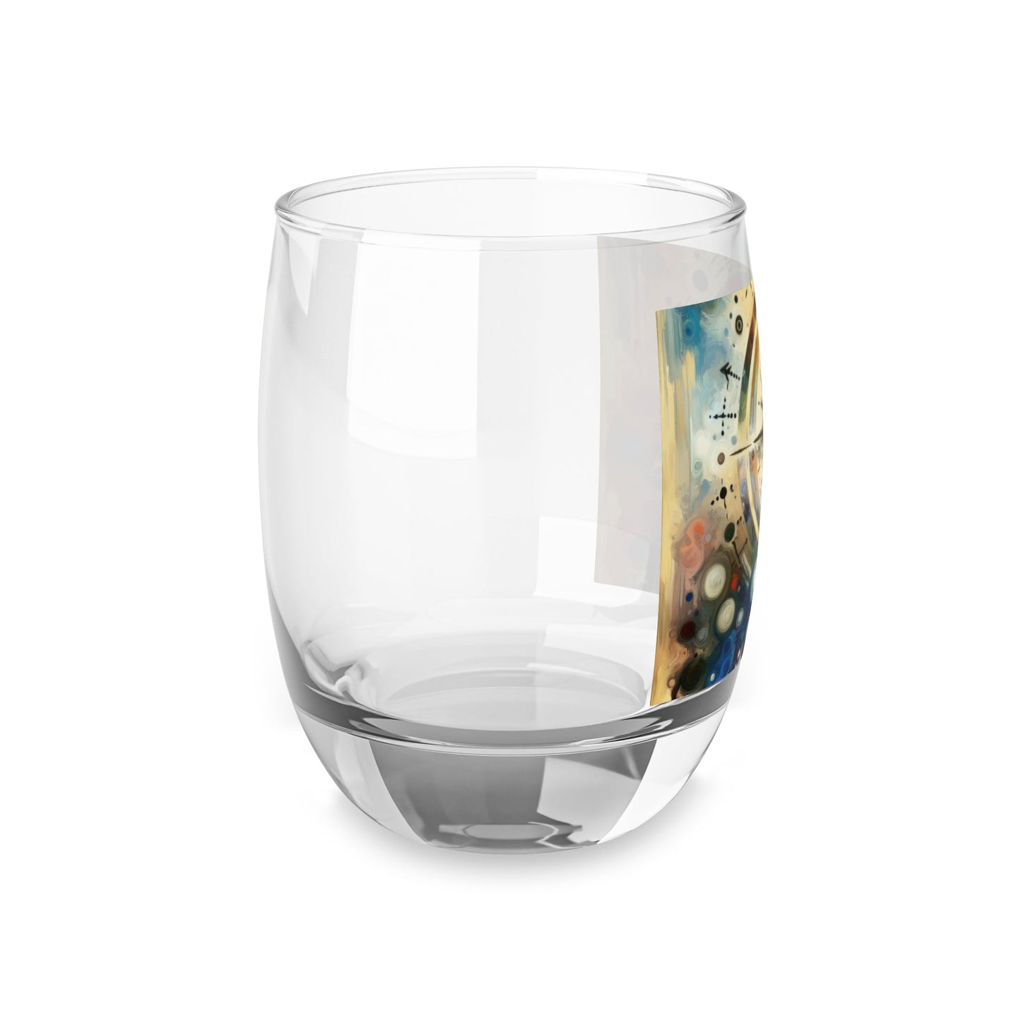 Guidance Abstract Compass Whiskey Glass - ATUH.ART