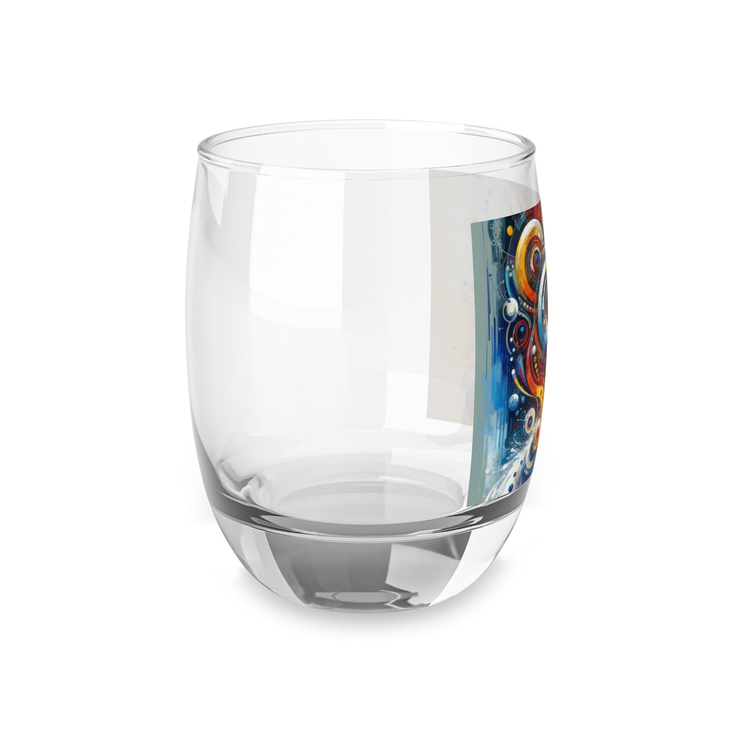 Harmonic Abstract Synergy Whiskey Glass - ATUH.ART