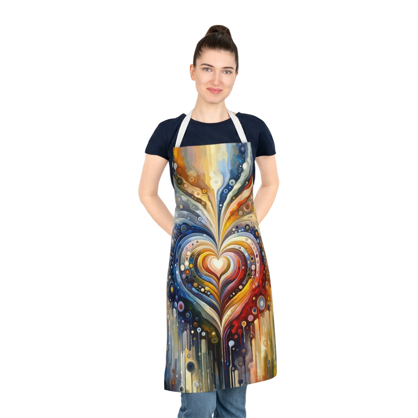 Harmonic Heart Essence Adult Apron (AOP) - ATUH.ART