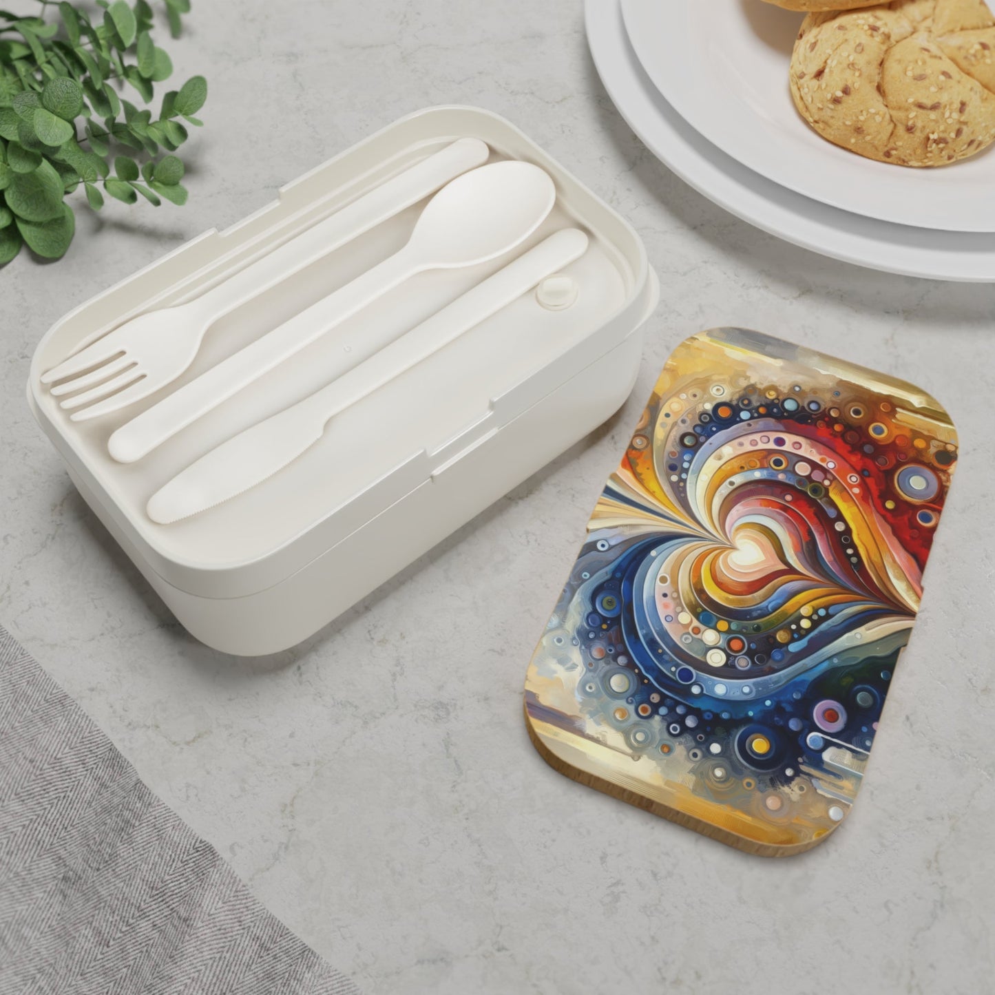 Harmonic Heart Essence Bento Lunch Box - ATUH.ART