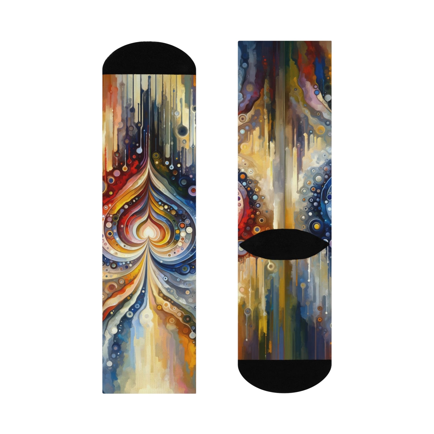 Harmonic Heart Essence Cushioned Crew Socks - ATUH.ART