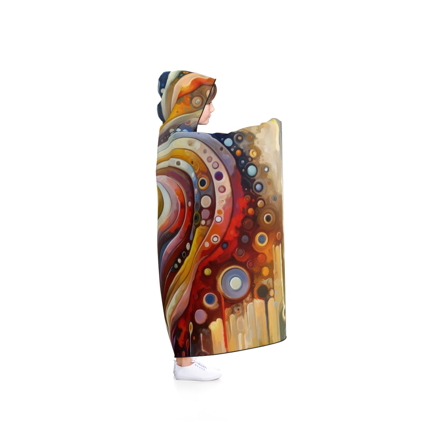 Harmonic Heart Essence Hooded Blanket - ATUH.ART