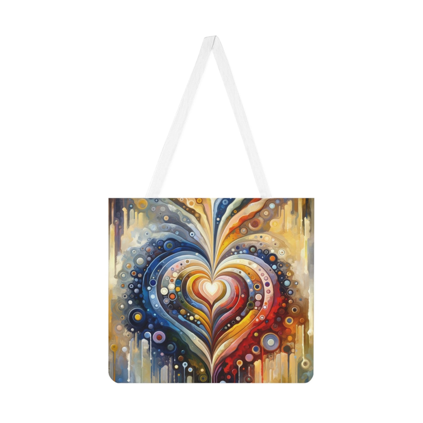 Harmonic Heart Essence Shoulder Tote Bag (AOP) - ATUH.ART