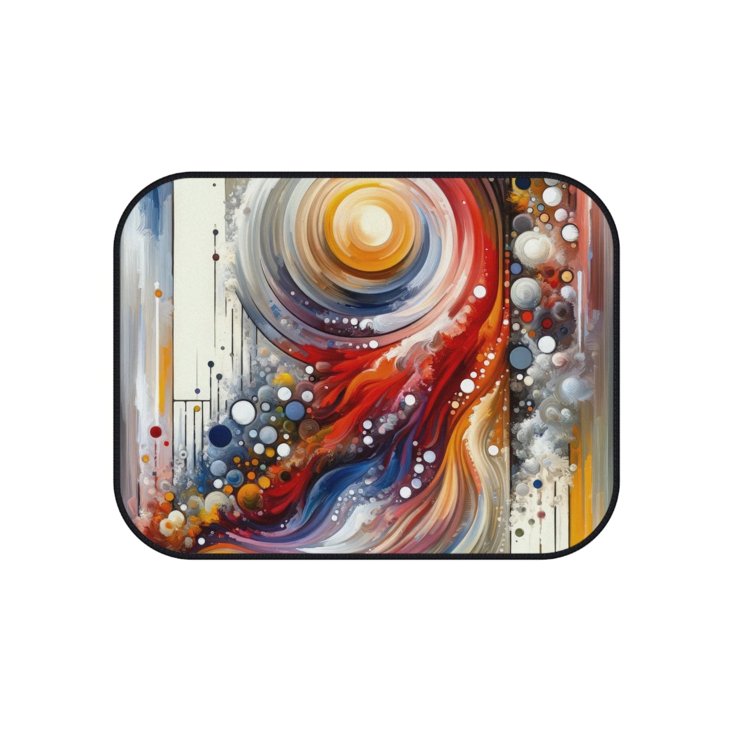 Harmonic Swirl Elegance Car Mats (Set of 4) - ATUH.ART