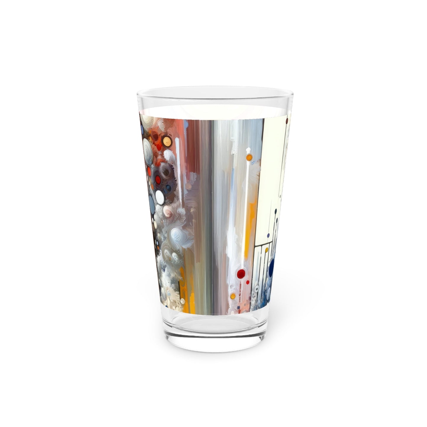 Harmonic Swirl Elegance Pint Glass, 16oz - ATUH.ART