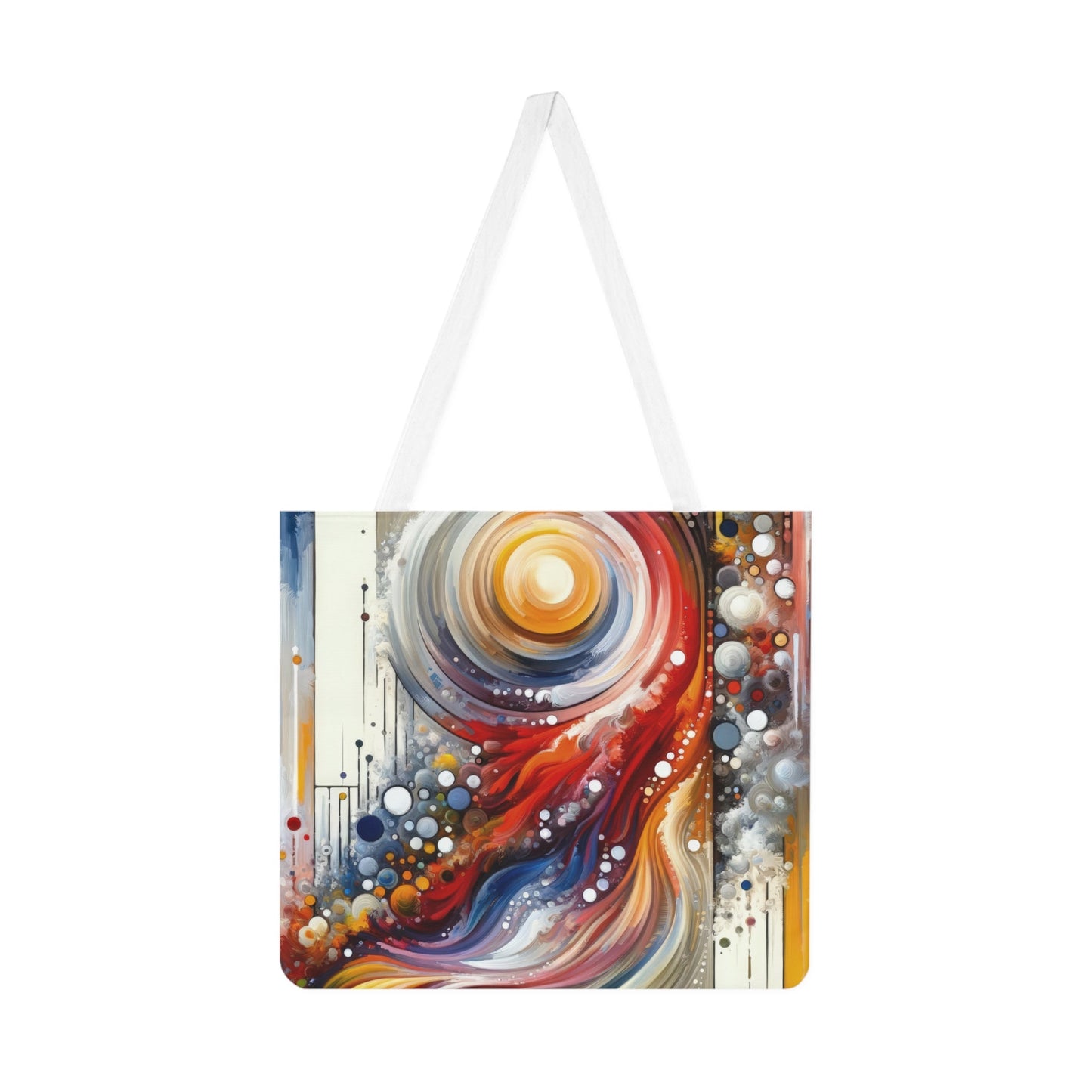 Harmonic Swirl Elegance Shoulder Tote Bag (AOP) - ATUH.ART