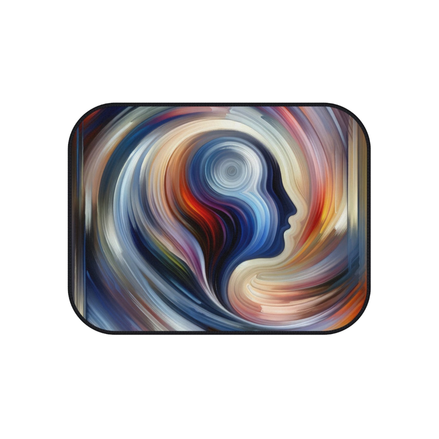Harmonious Mindset Abstract Car Mats (Set of 4) - ATUH.ART