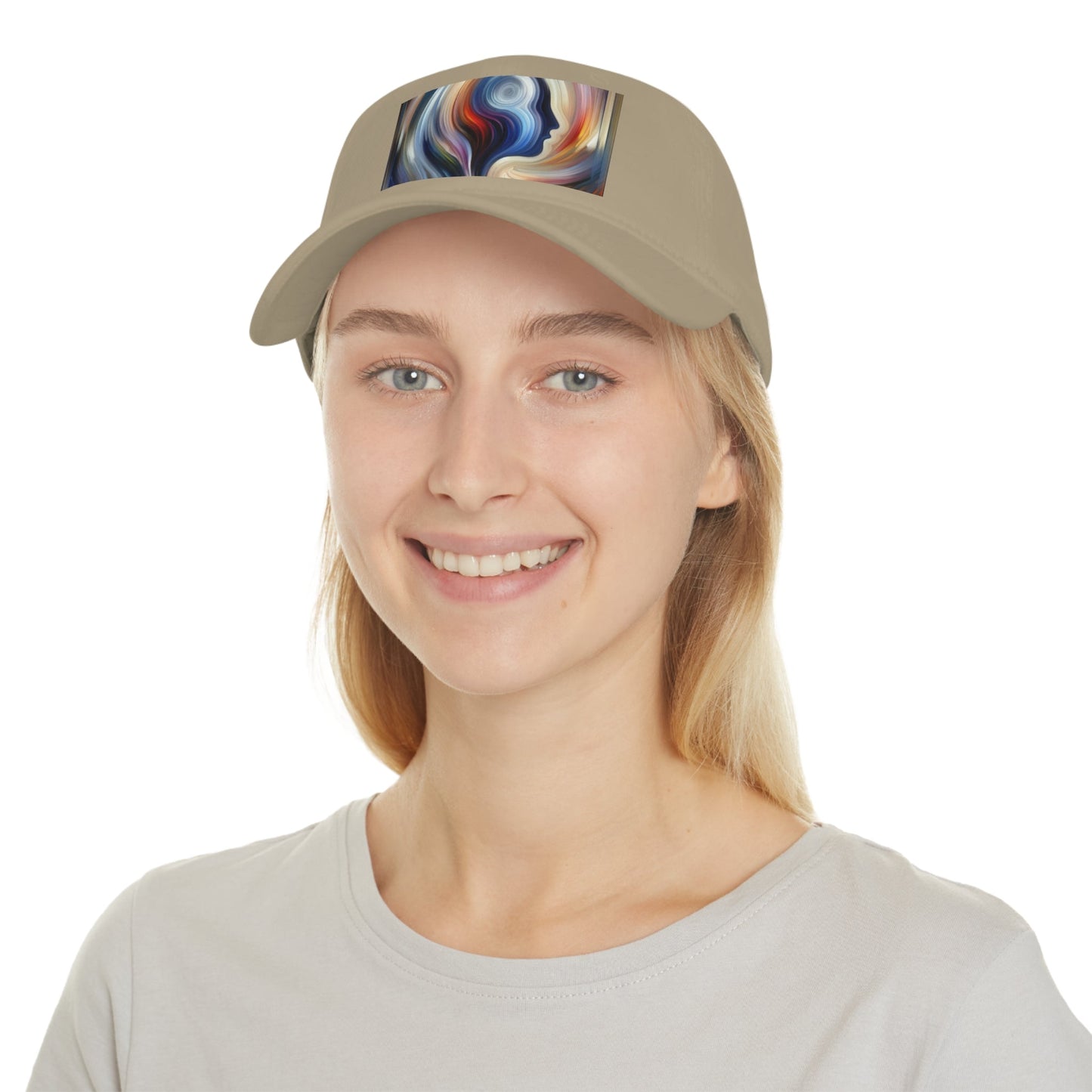 Harmonious Mindset Abstract Low Profile Baseball Cap - ATUH.ART
