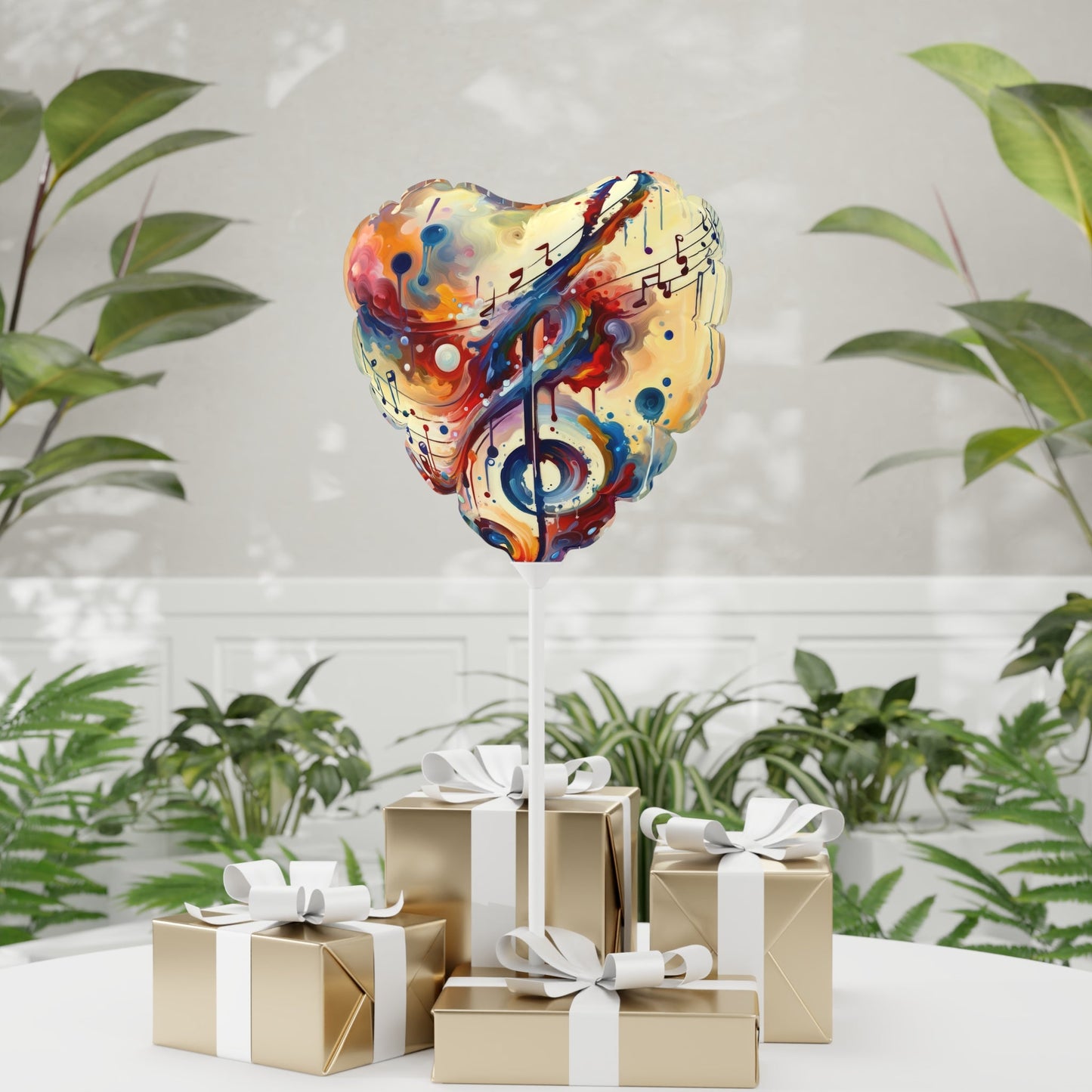Harmonizing Melody Life Balloon (Round and Heart-shaped), 11" - ATUH.ART