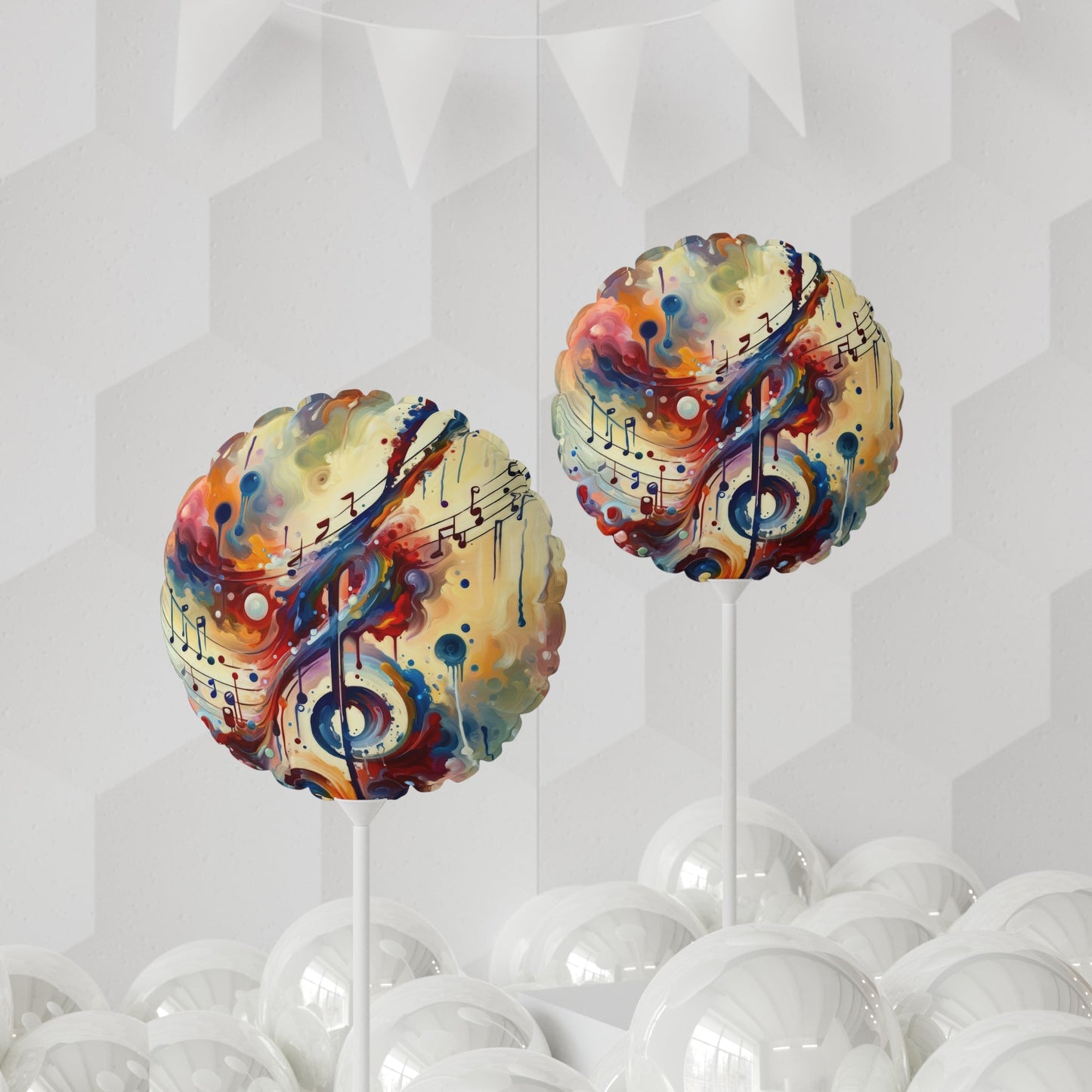Harmonizing Melody Life Balloon (Round and Heart-shaped), 11" - ATUH.ART