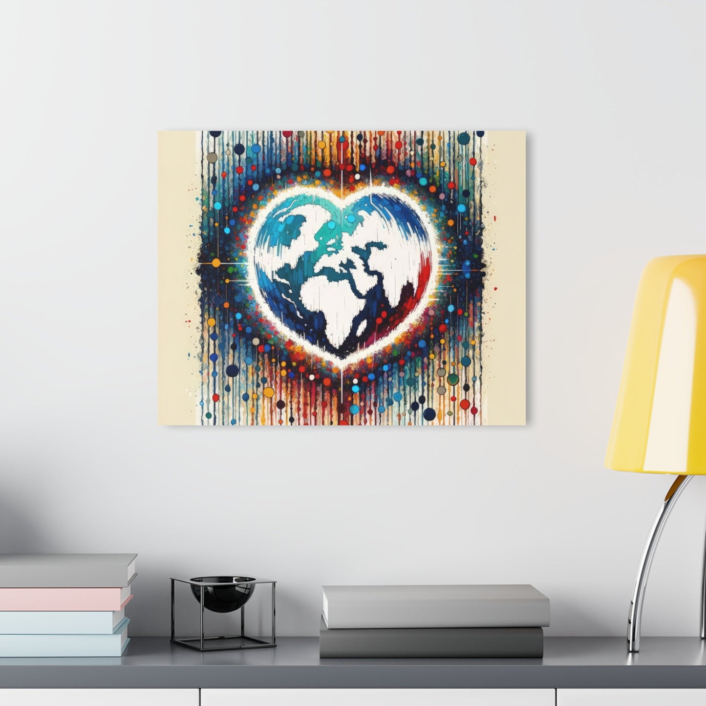 Heartbeats Synchronizing Peace Acrylic Prints (French Cleat Hanging) - ATUH.ART