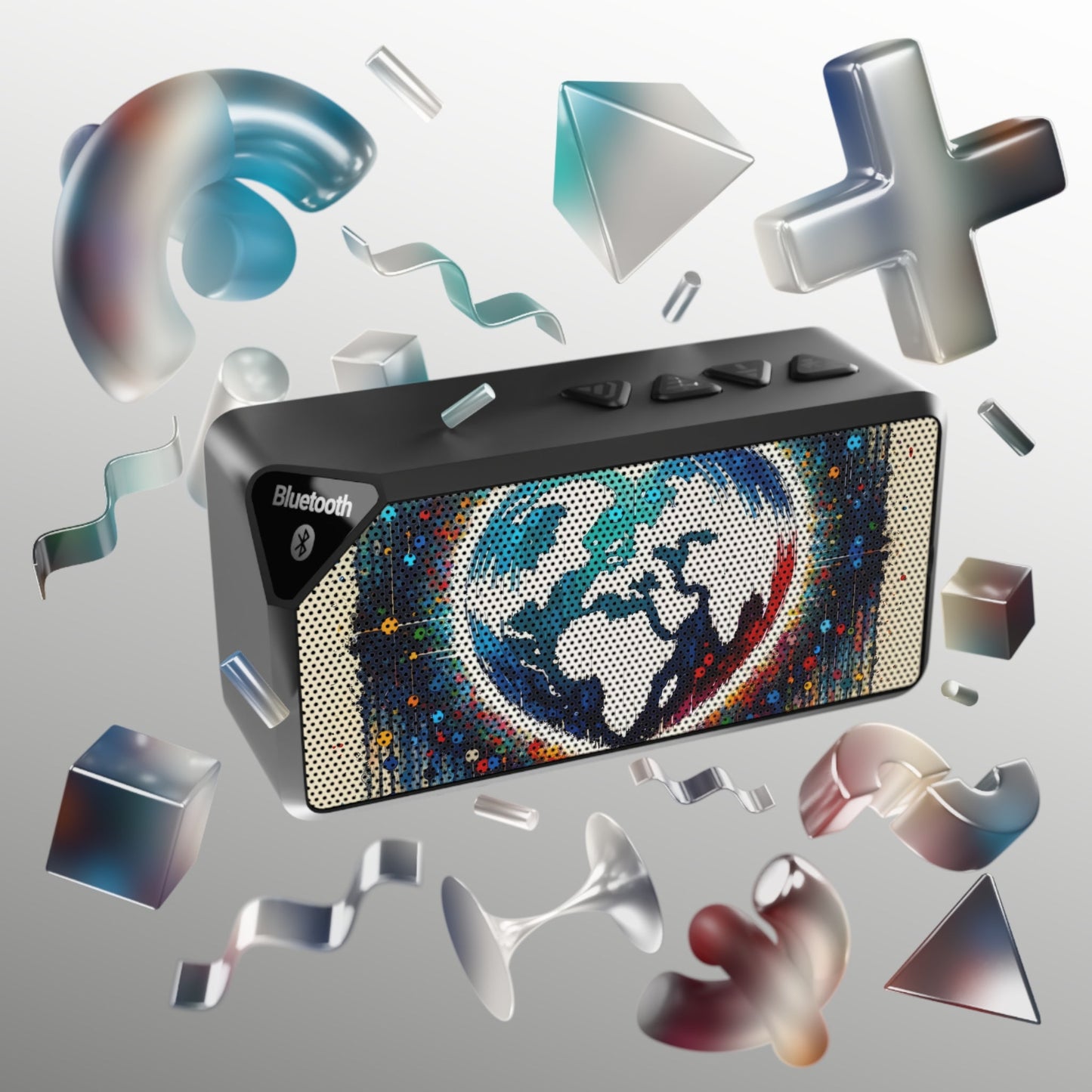 Heartbeats Synchronizing Peace Jabba Bluetooth Speaker - ATUH.ART