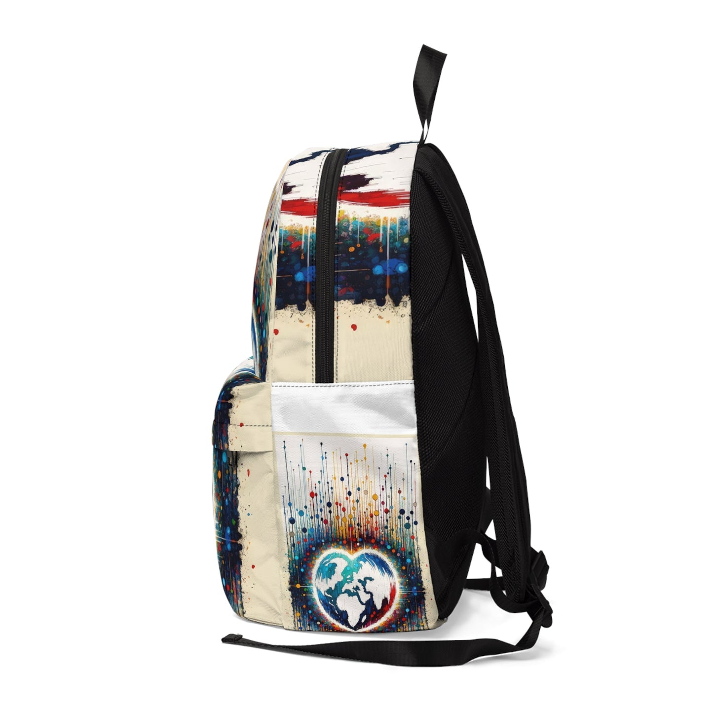 Heartbeats Synchronizing Peace Unisex Classic Backpack - ATUH.ART