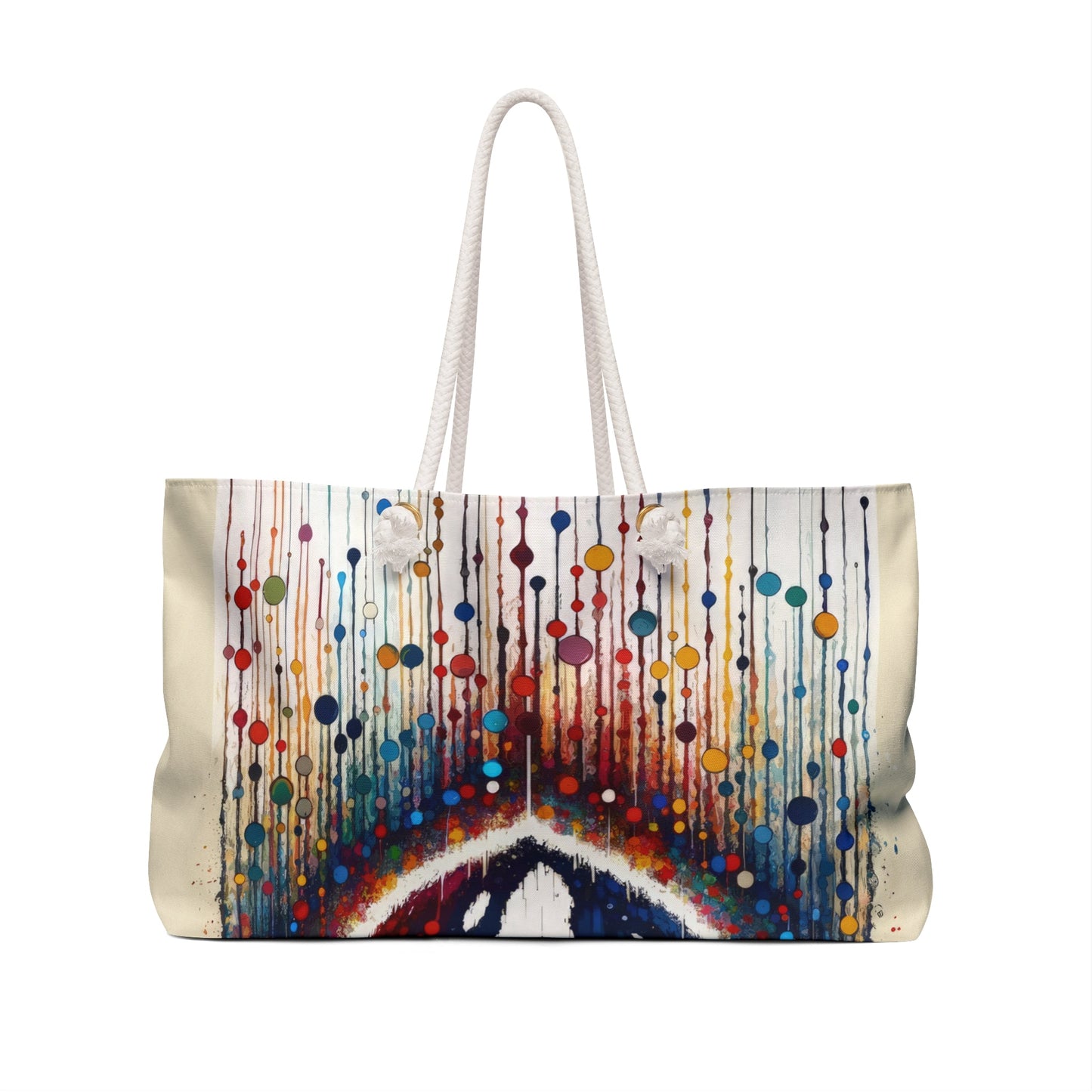 Heartbeats Synchronizing Peace Weekender Bag - ATUH.ART