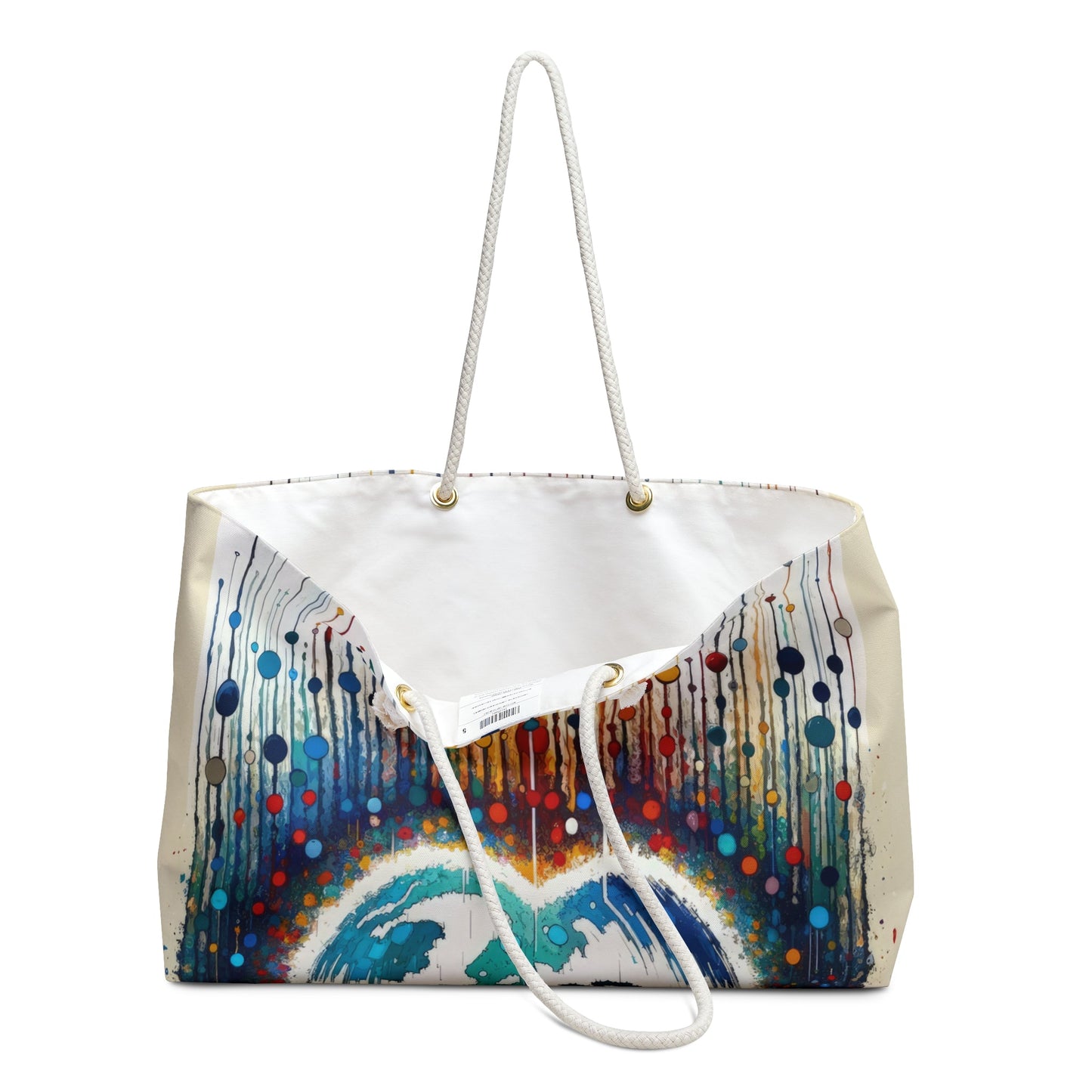 Heartbeats Synchronizing Peace Weekender Bag - ATUH.ART