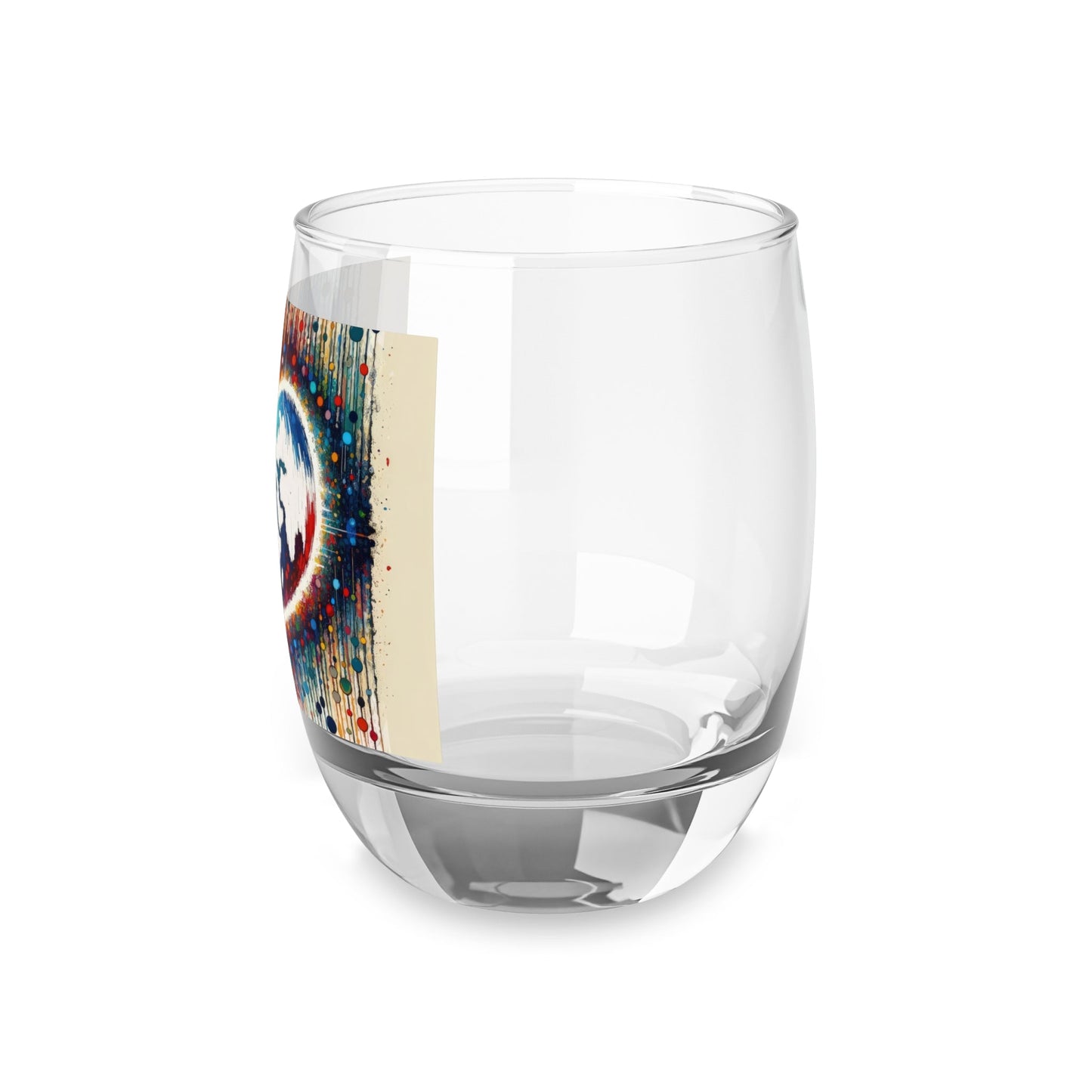 Heartbeats Synchronizing Peace Whiskey Glass - ATUH.ART
