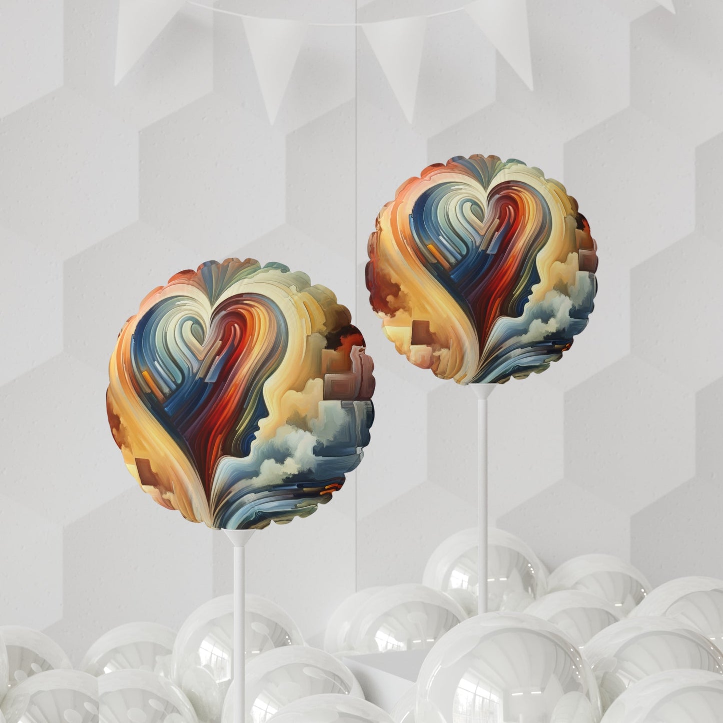 Heartfelt Lexicon Unity Balloon (Round and Heart-shaped), 11" - ATUH.ART