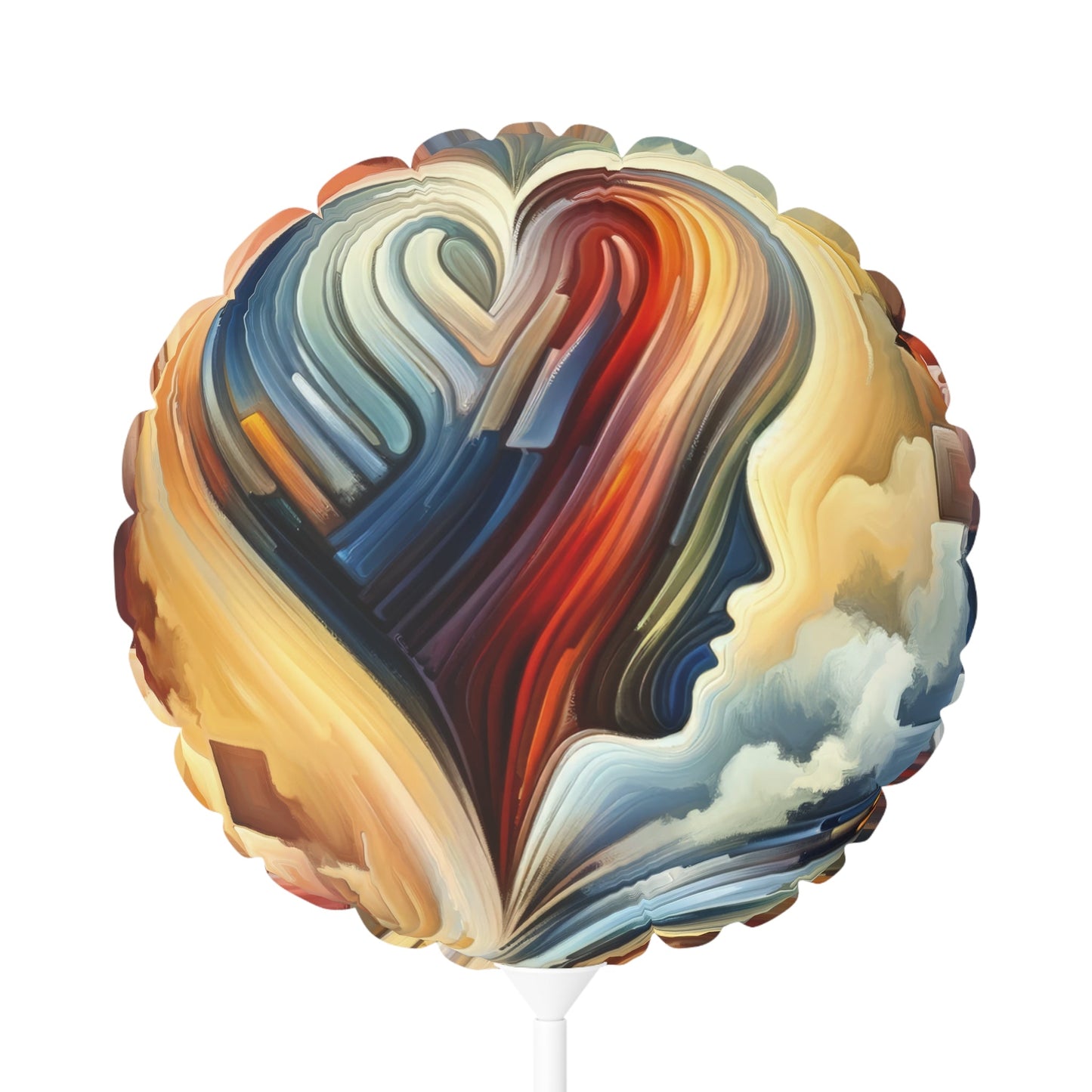 Heartfelt Lexicon Unity Balloon (Round and Heart-shaped), 11" - ATUH.ART