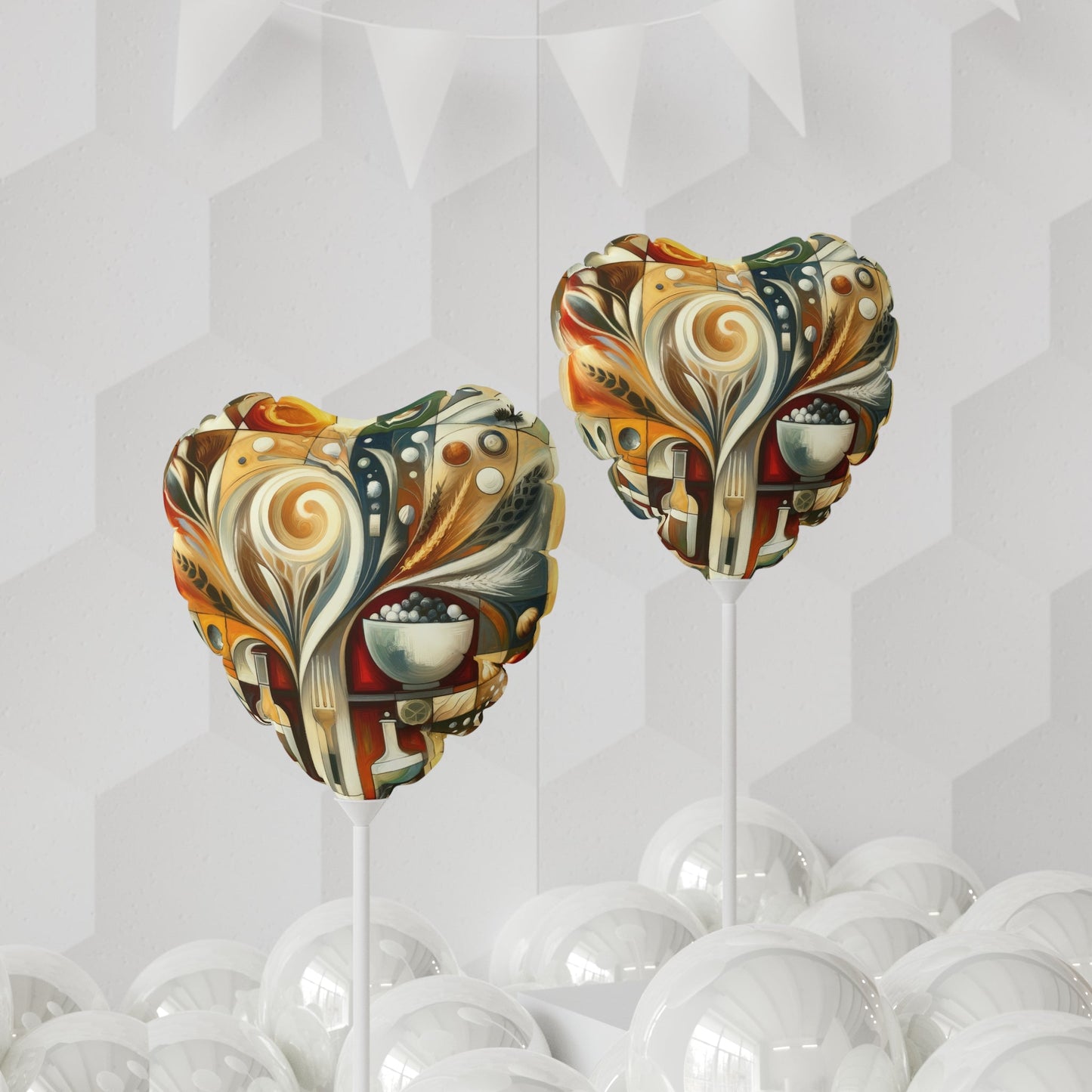 Hearth Health Harmony Balloon (Round and Heart-shaped), 11" - ATUH.ART