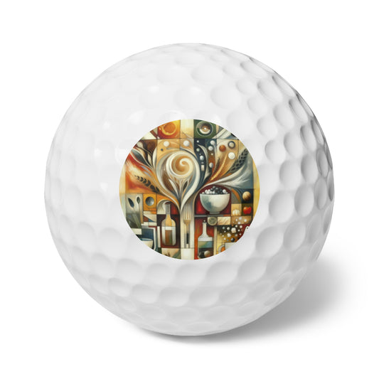 Hearth Health Harmony Golf Balls, 6pcs - ATUH.ART