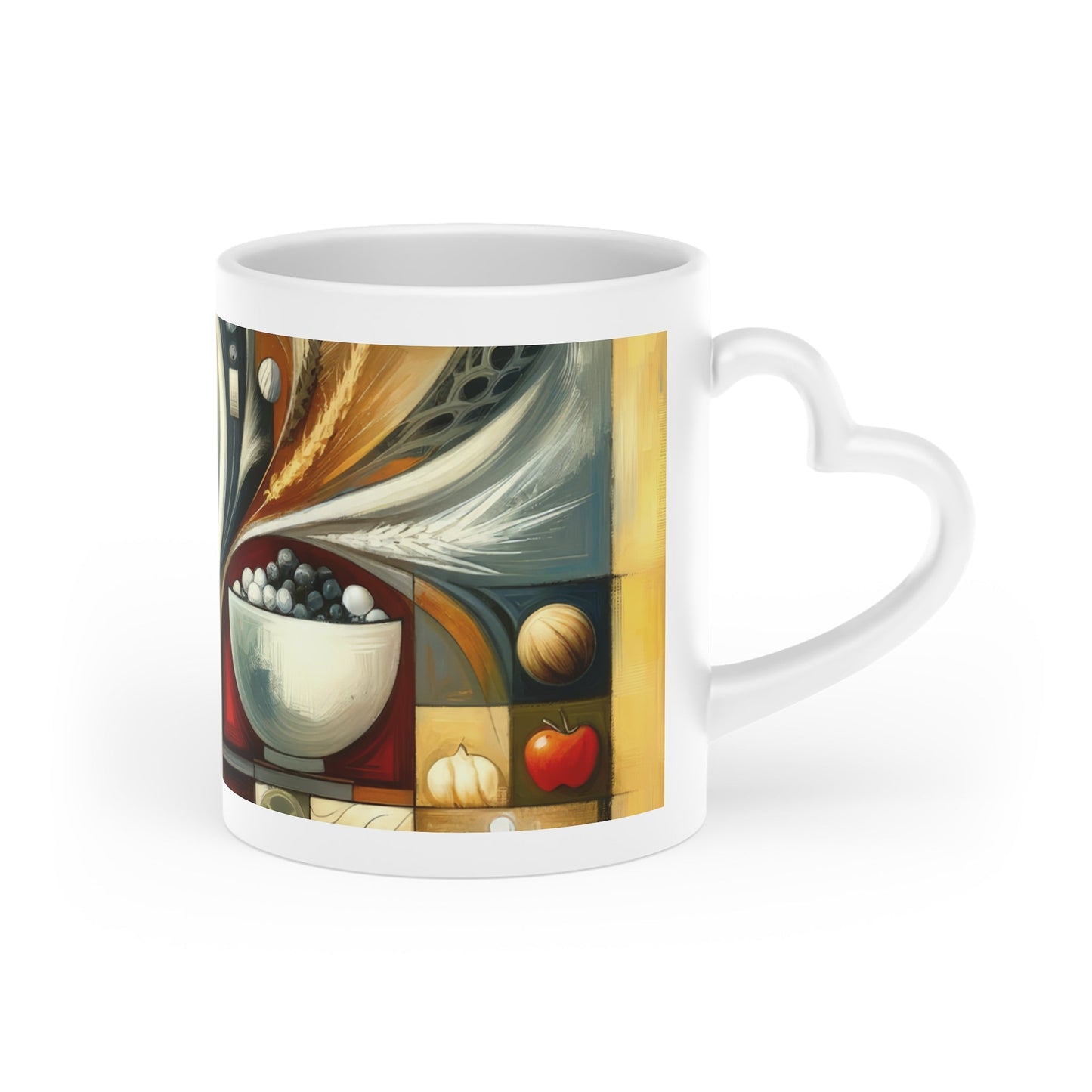 Hearth Health Harmony Heart-Shaped Mug - ATUH.ART