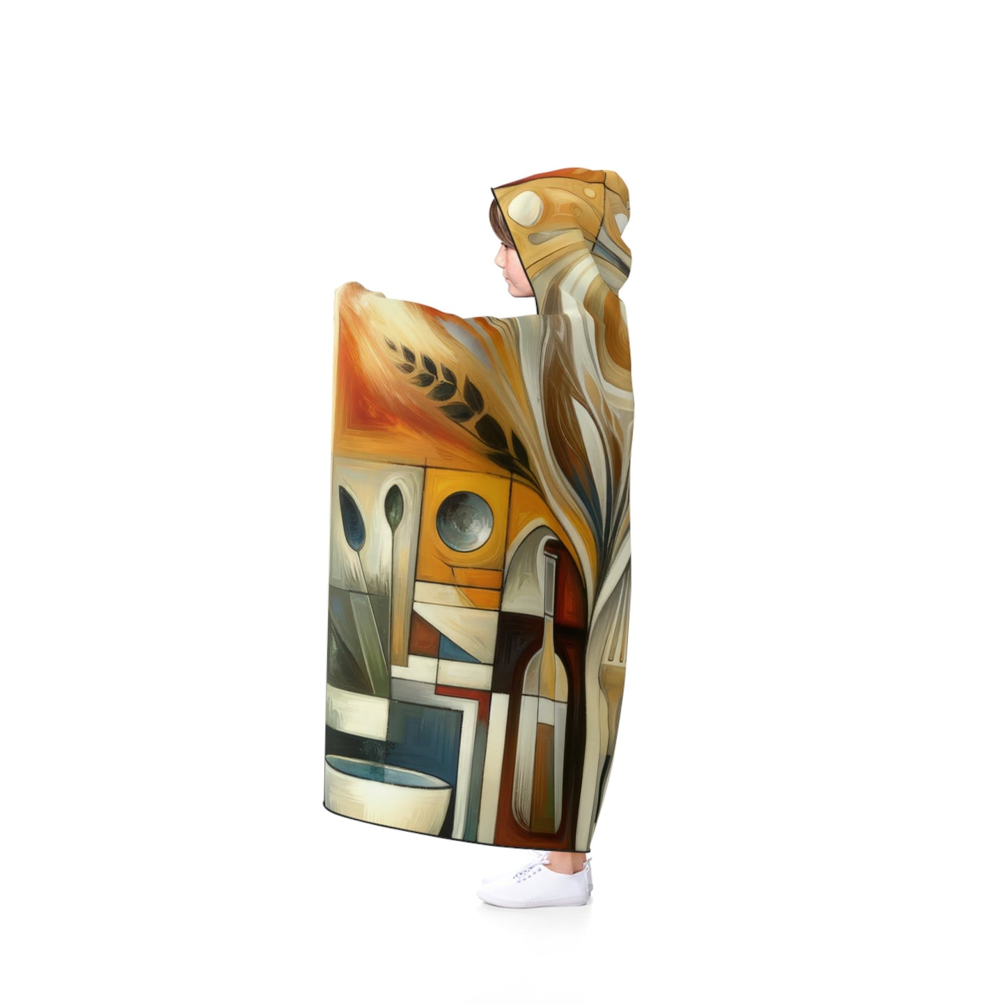 Hearth Health Harmony Hooded Blanket - ATUH.ART