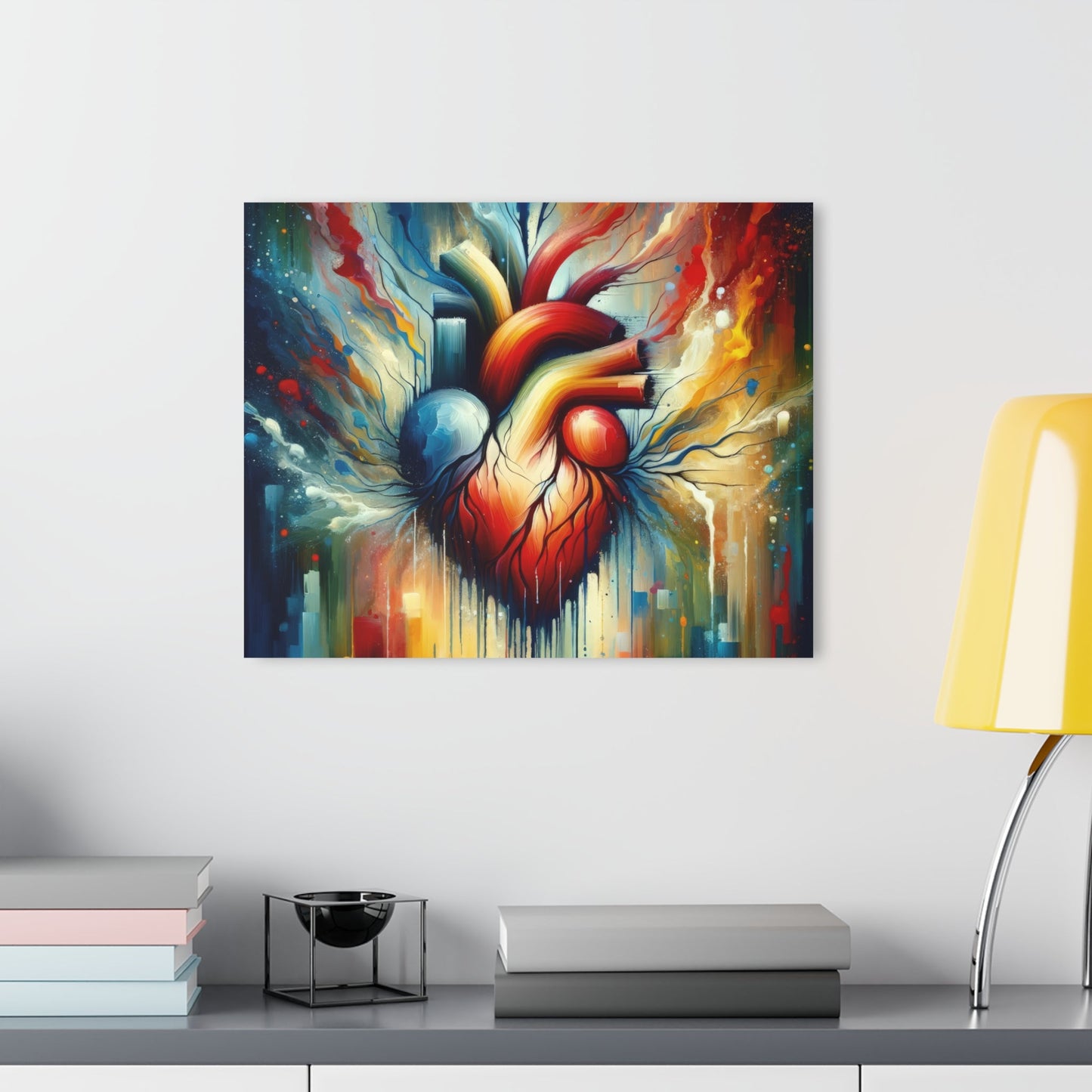 Humanity Heart Unveiled Acrylic Prints (French Cleat Hanging) - ATUH.ART