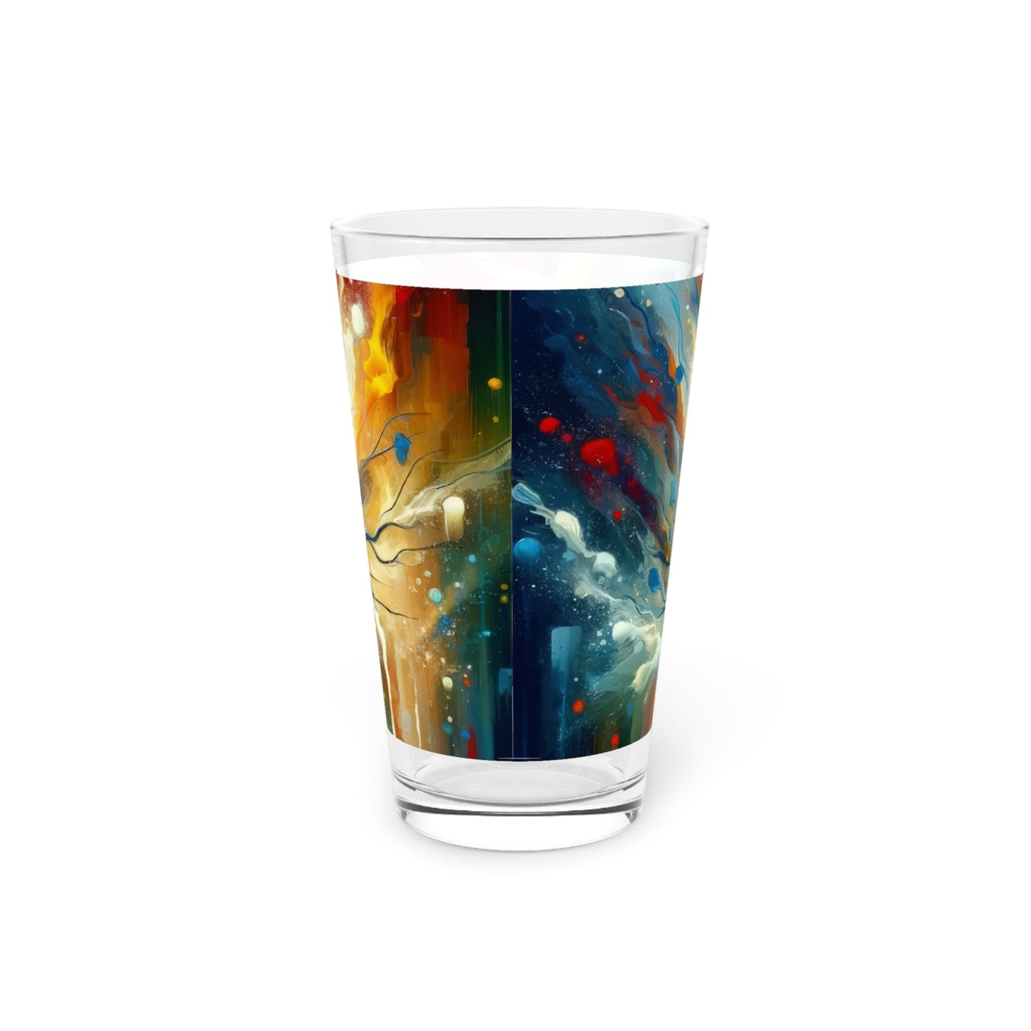 Humanity Heart Unveiled Pint Glass, 16oz - ATUH.ART