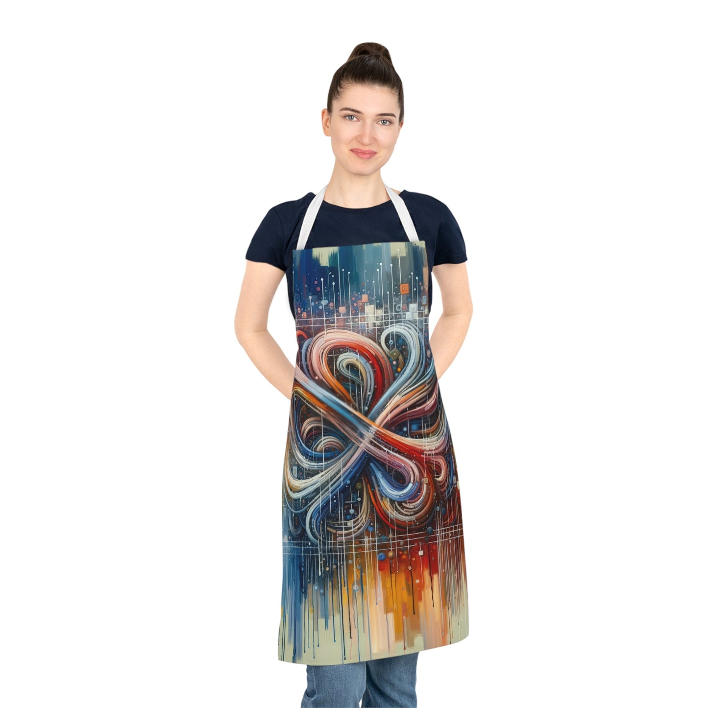Humanity Tapestry Unification Adult Apron (AOP) - ATUH.ART