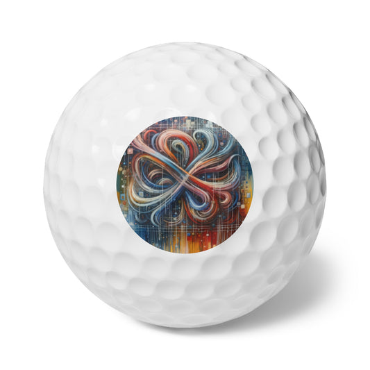 Humanity Tapestry Unification Golf Balls, 6pcs - ATUH.ART