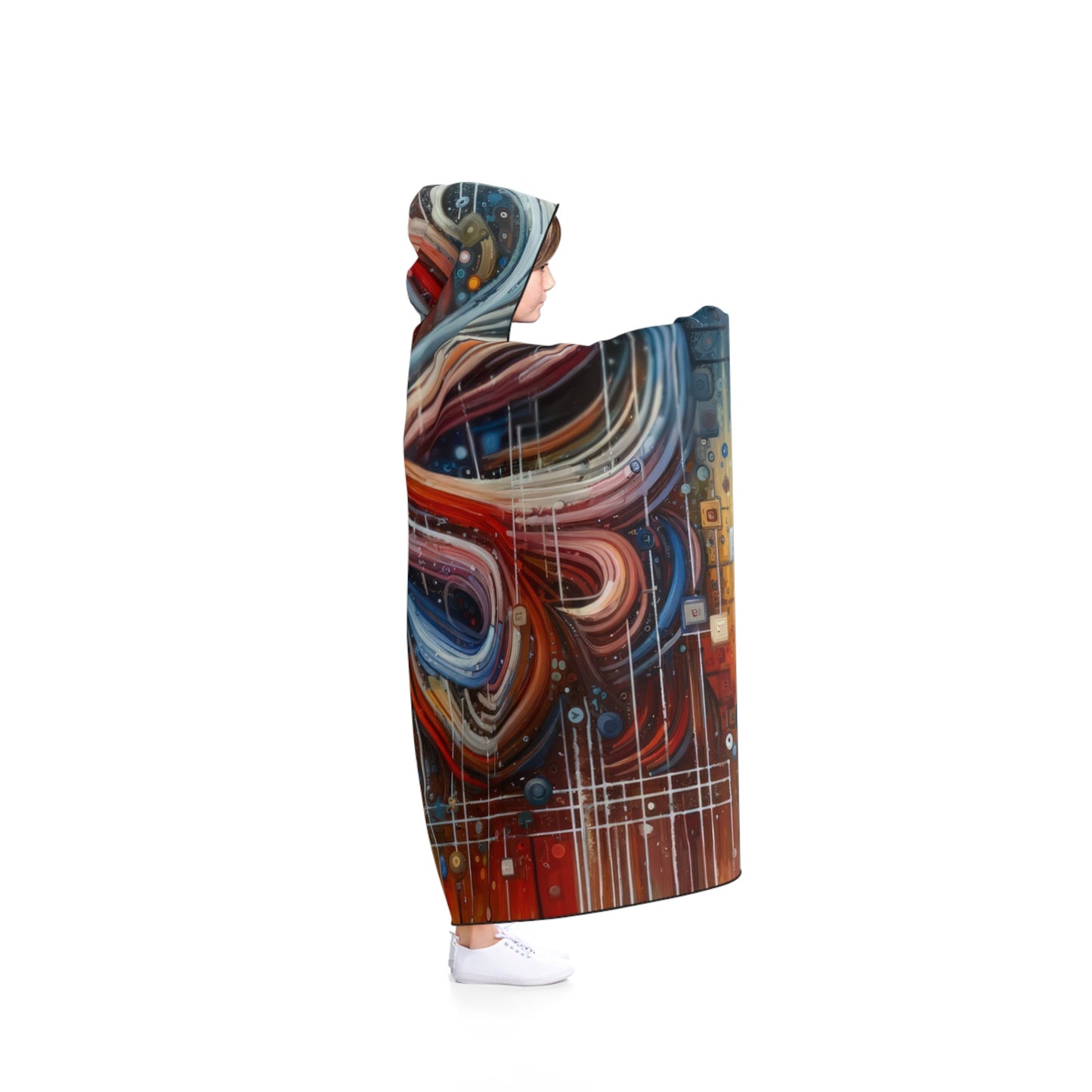 Humanity Tapestry Unification Hooded Blanket - ATUH.ART