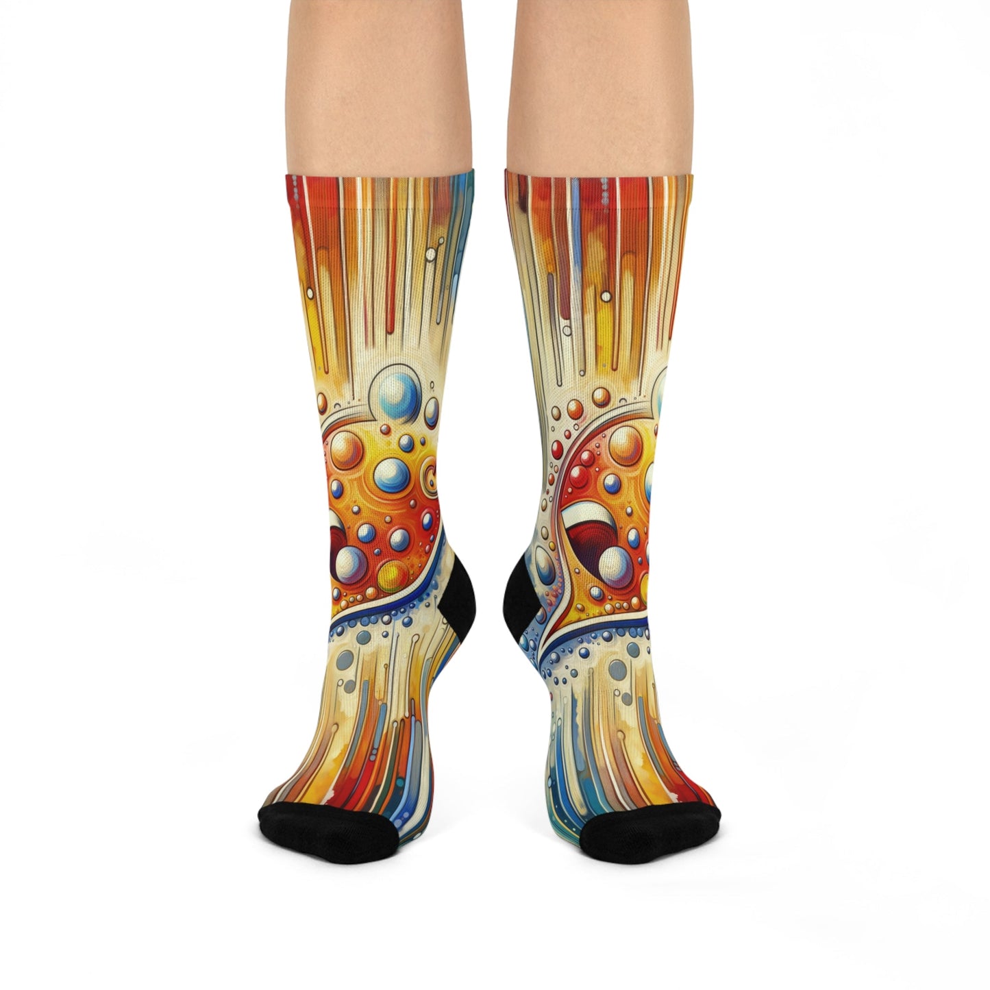 Humorous Dialogue Gateway Cushioned Crew Socks - ATUH.ART