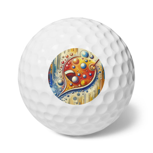 Humorous Dialogue Gateway Golf Balls, 6pcs - ATUH.ART