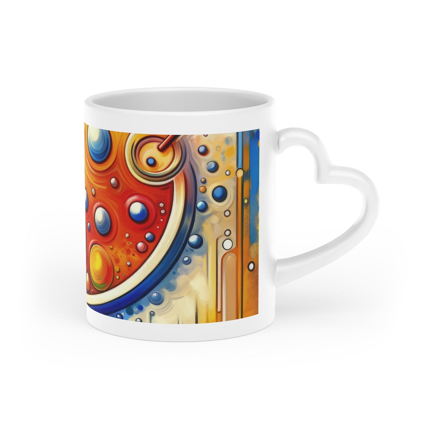 Humorous Dialogue Gateway Heart-Shaped Mug - ATUH.ART