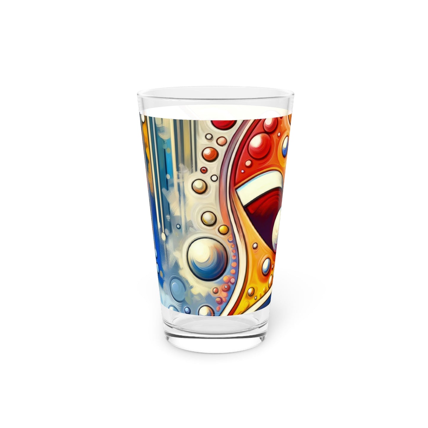 Humorous Dialogue Gateway Pint Glass, 16oz - ATUH.ART