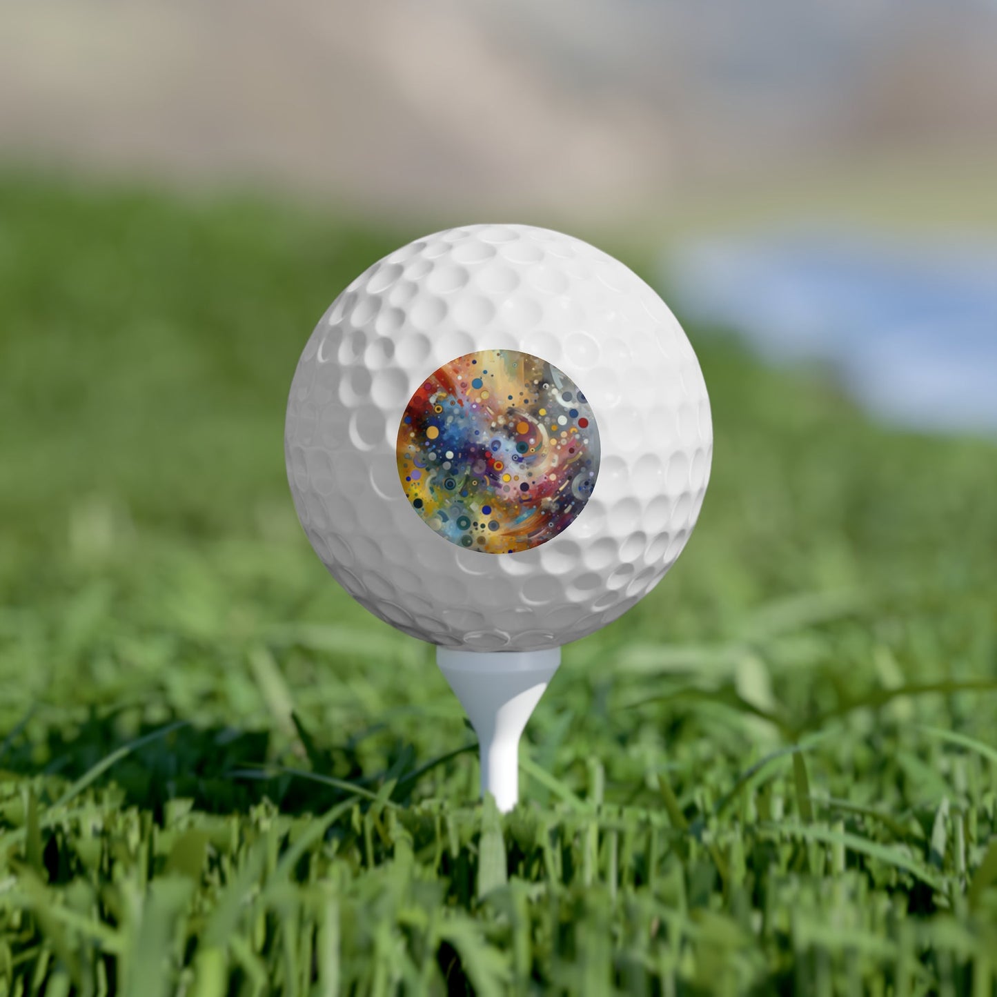 Humorous Unified Tachism Golf Balls, 6pcs - ATUH.ART