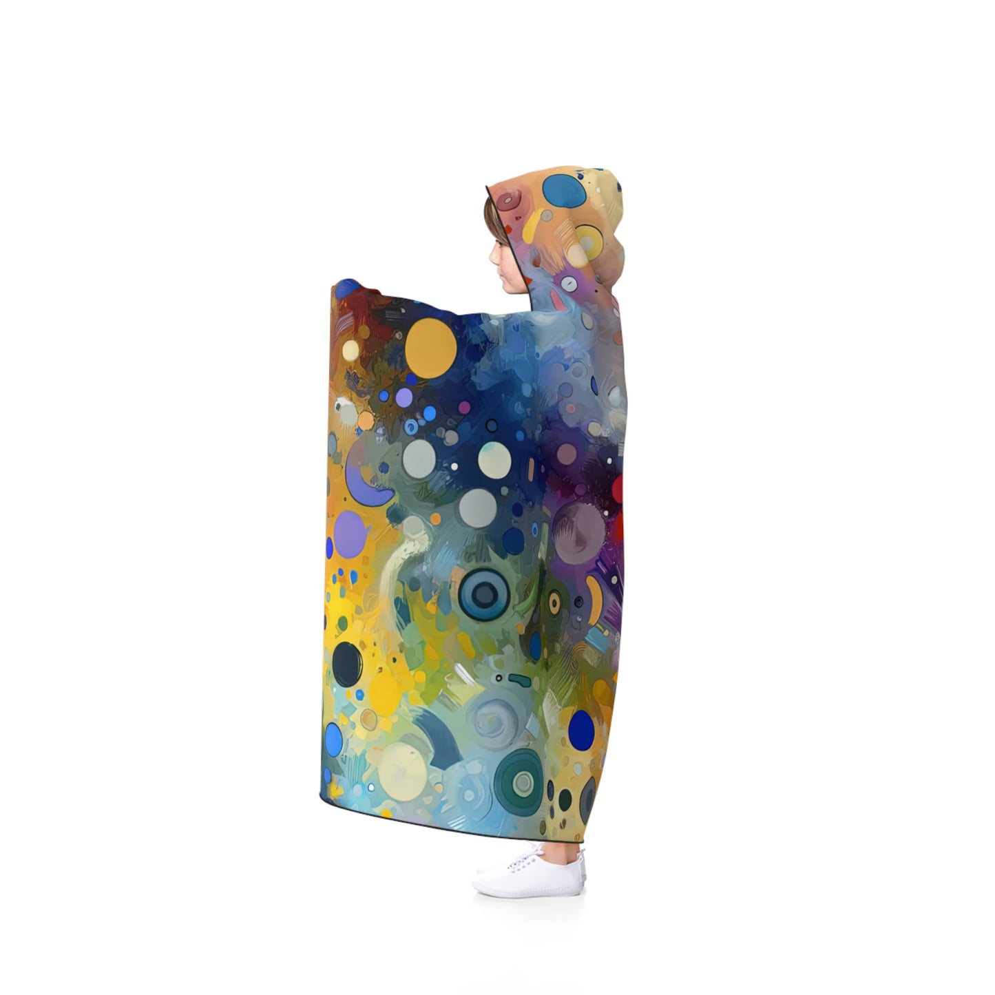 Humorous Unified Tachism Hooded Blanket - ATUH.ART