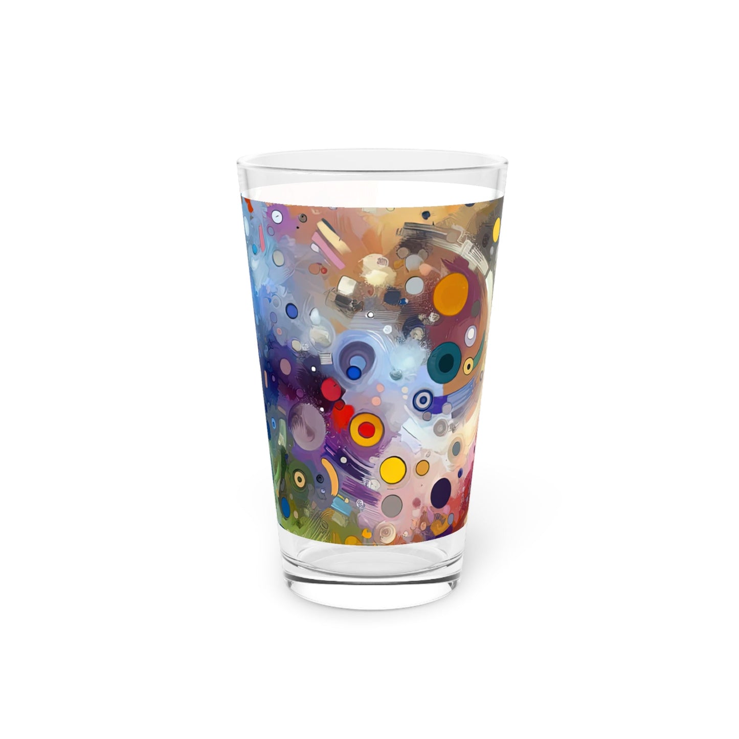 Humorous Unified Tachism Pint Glass, 16oz - ATUH.ART